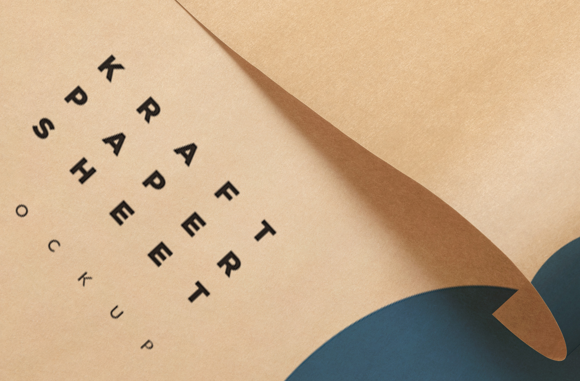 brown kraft paper branding