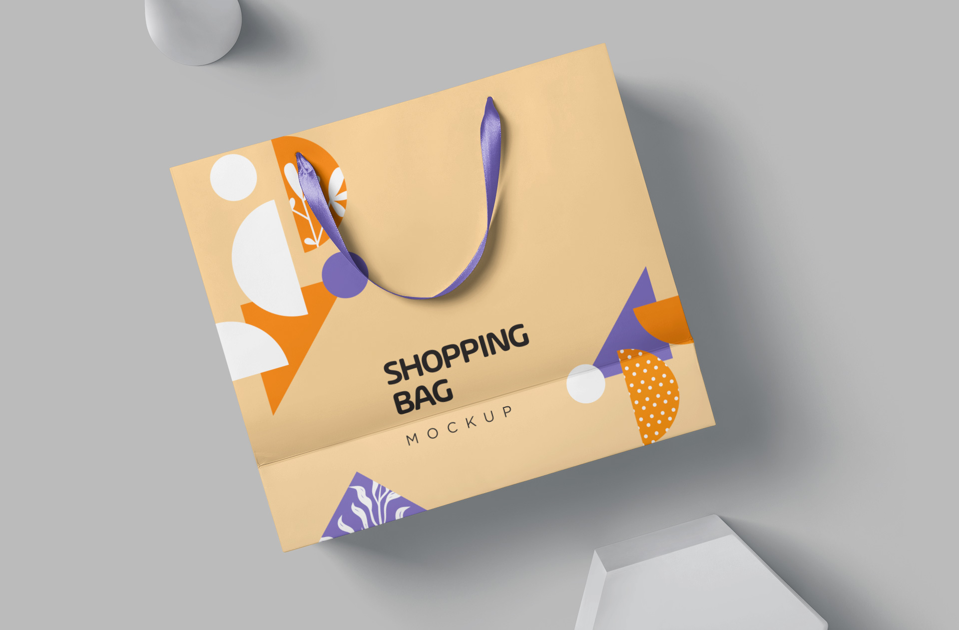 Shopping Bag Mockup – Front View