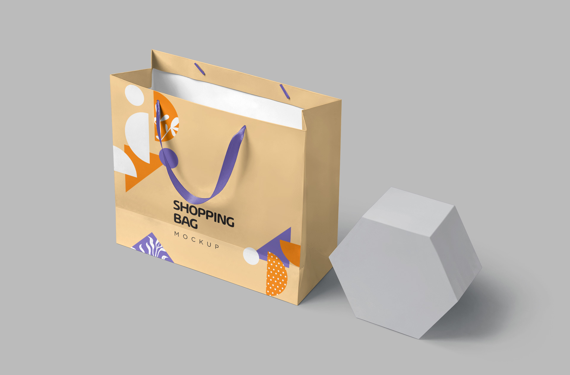 Shopping Bag Mockup – Open View