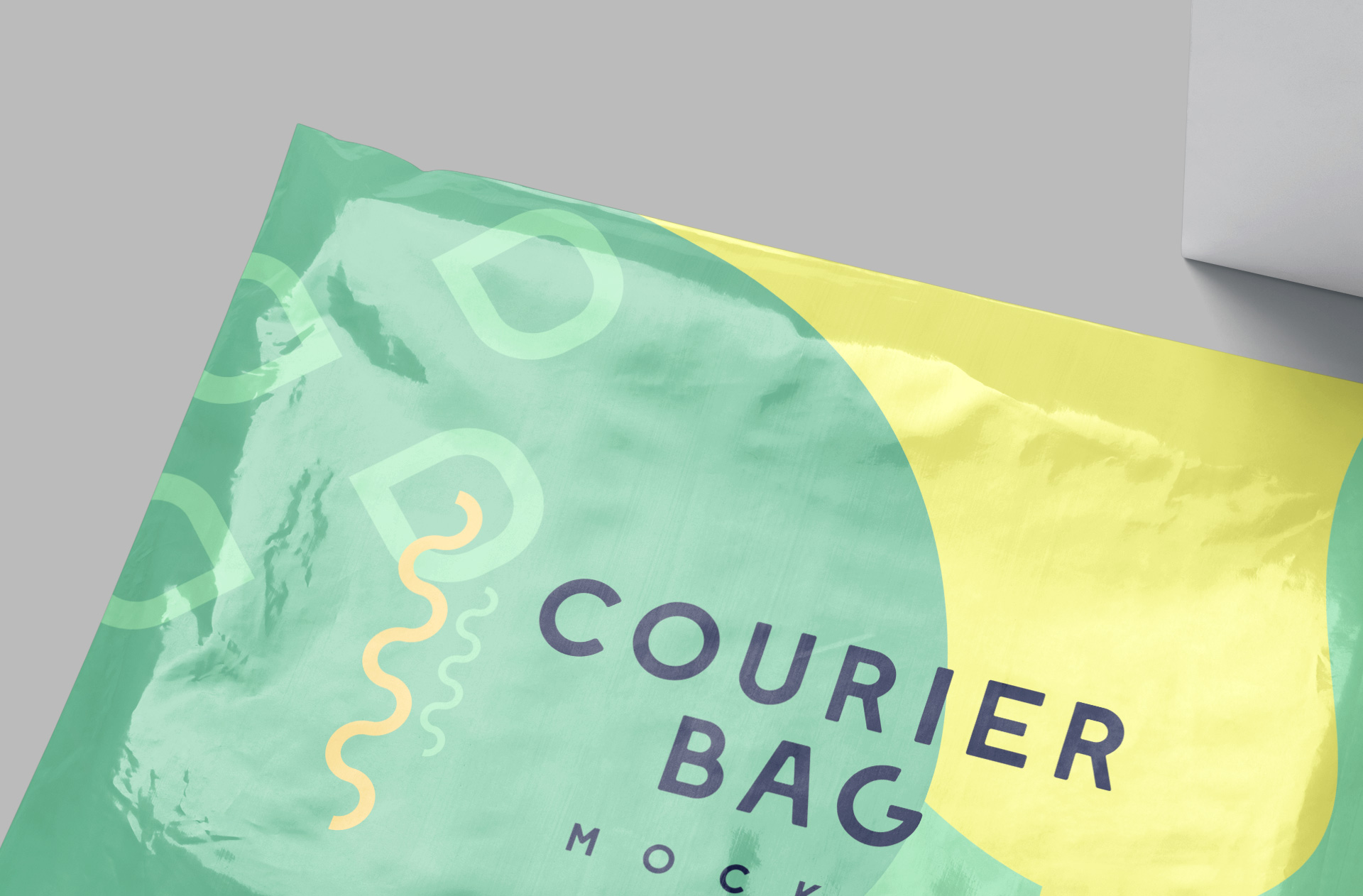 courier bag mock-up