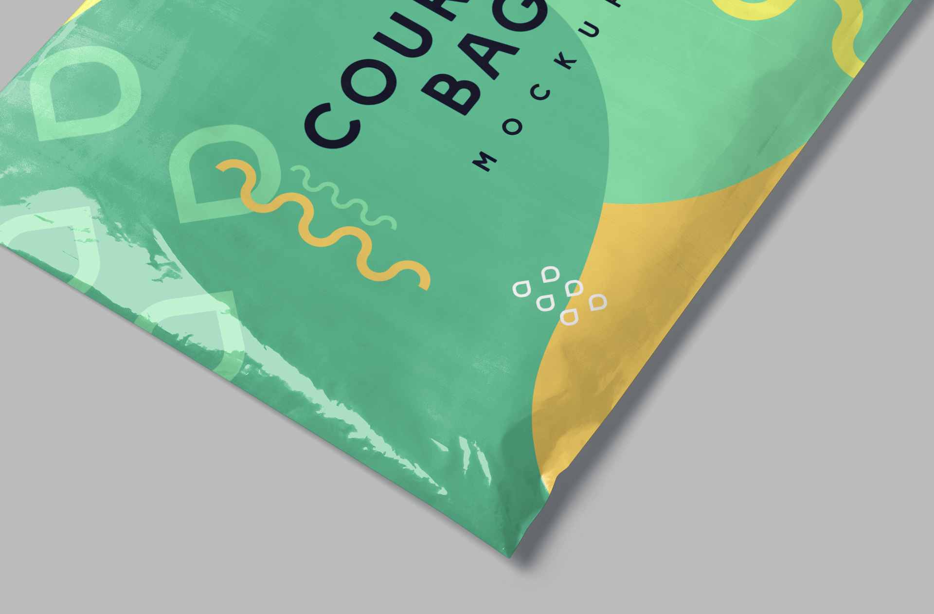 courier bag mock-up