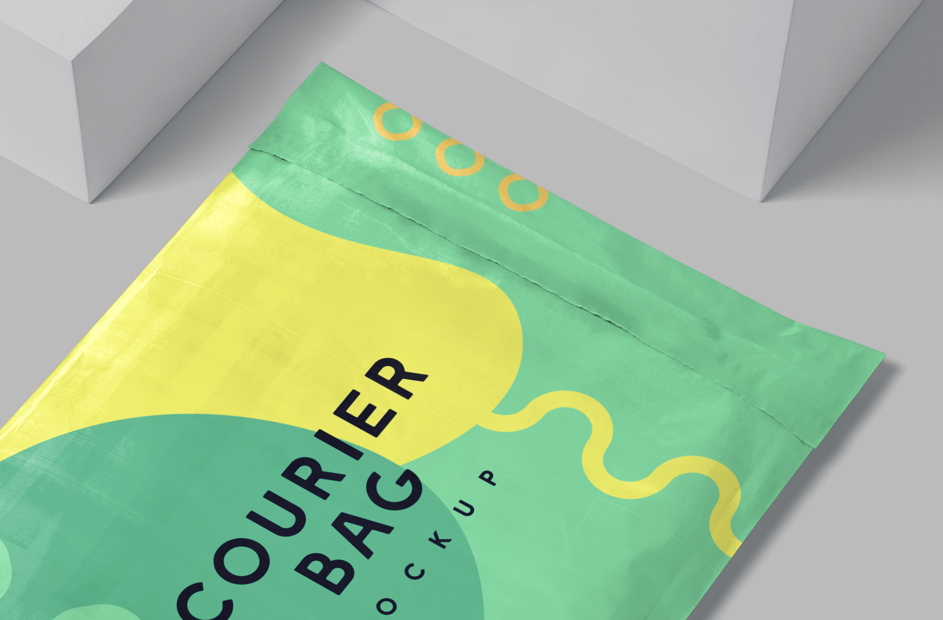 courier bag mock-up