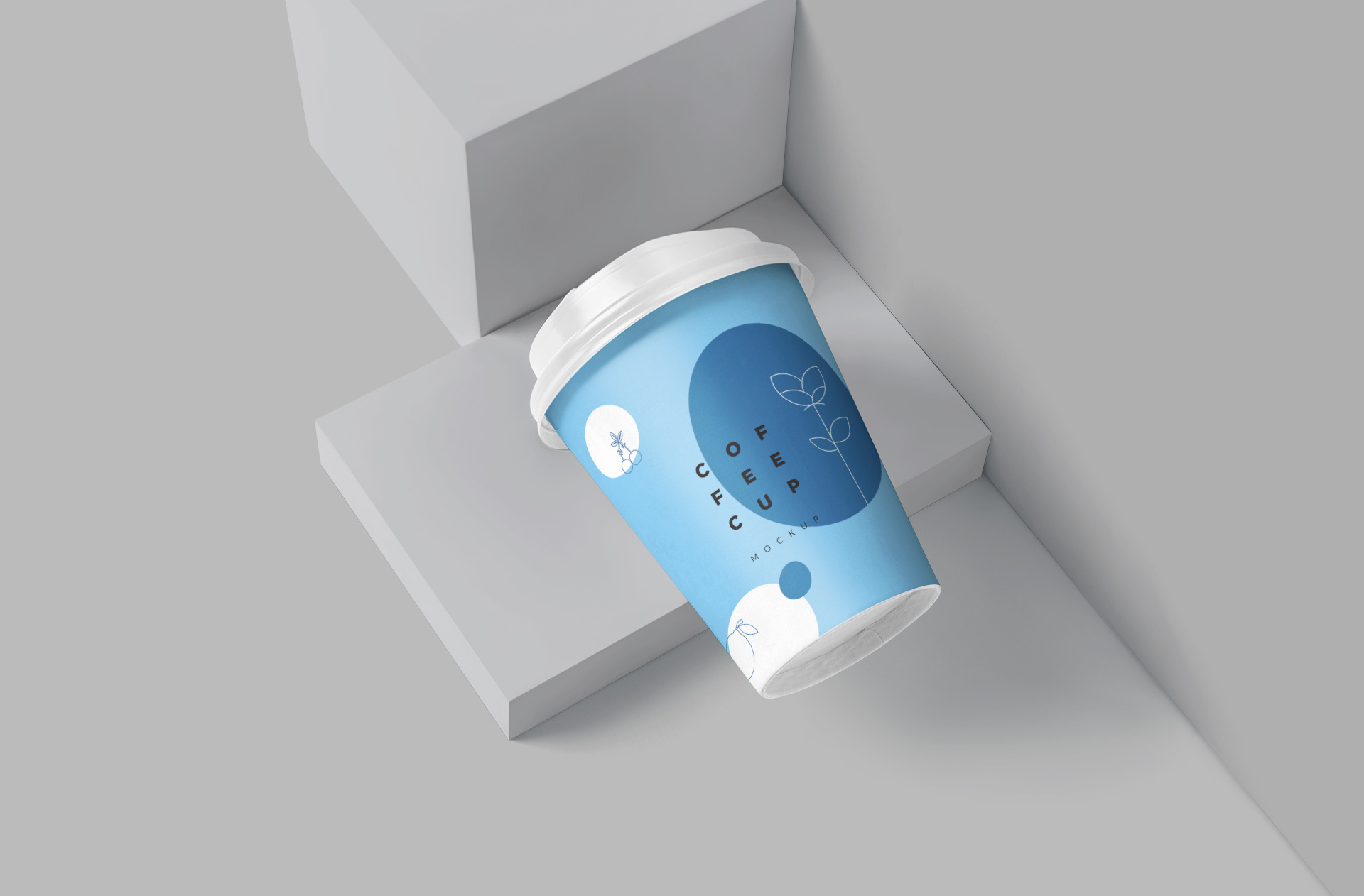 Elegant Disposable Coffee Cup Mockup for Hot Drinks