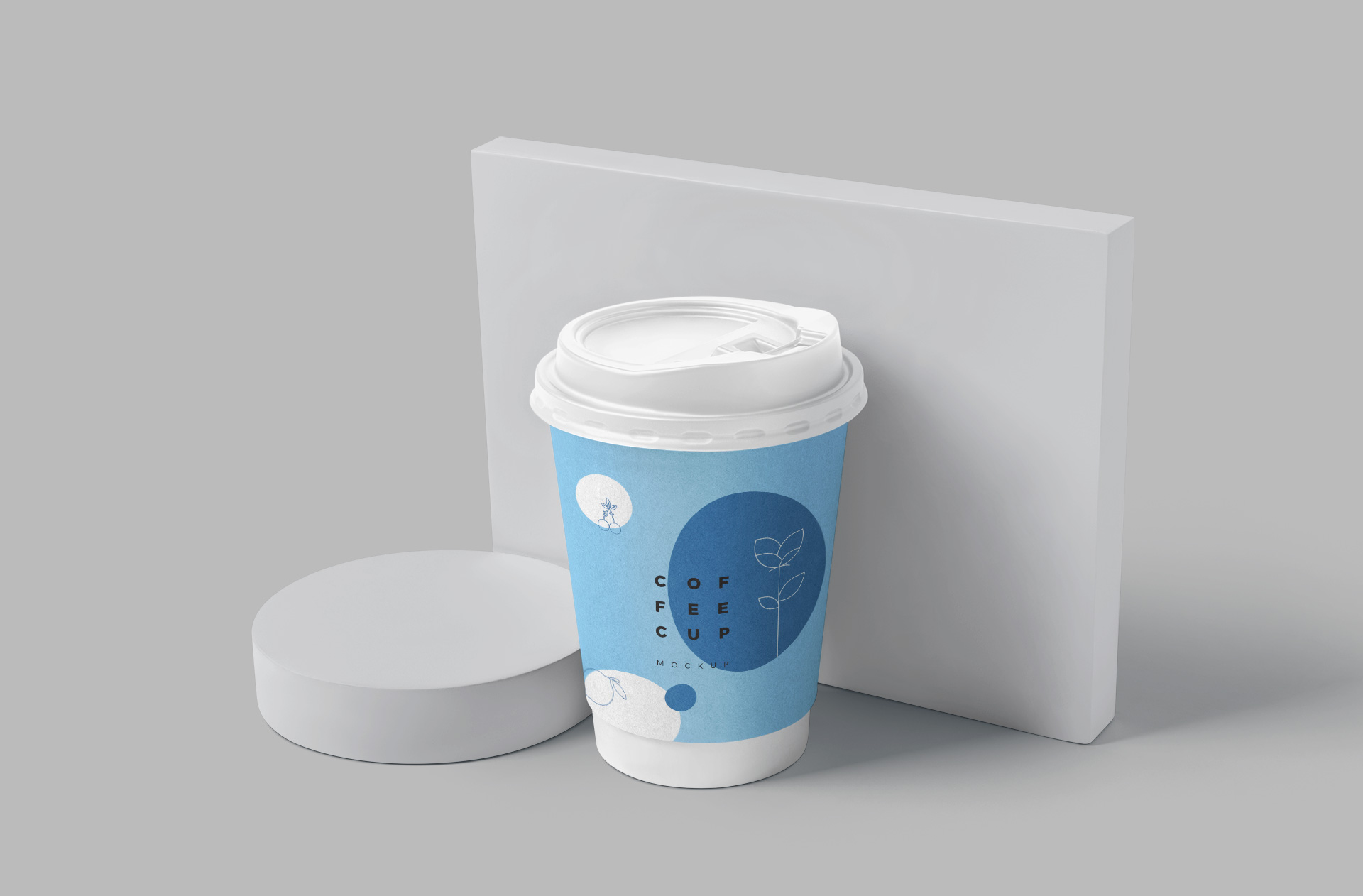 Elegant Disposable Coffee Cup Mockup for Hot Drinks