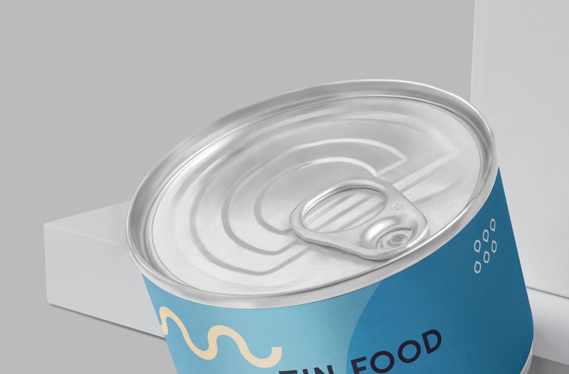 aluminum can mockup