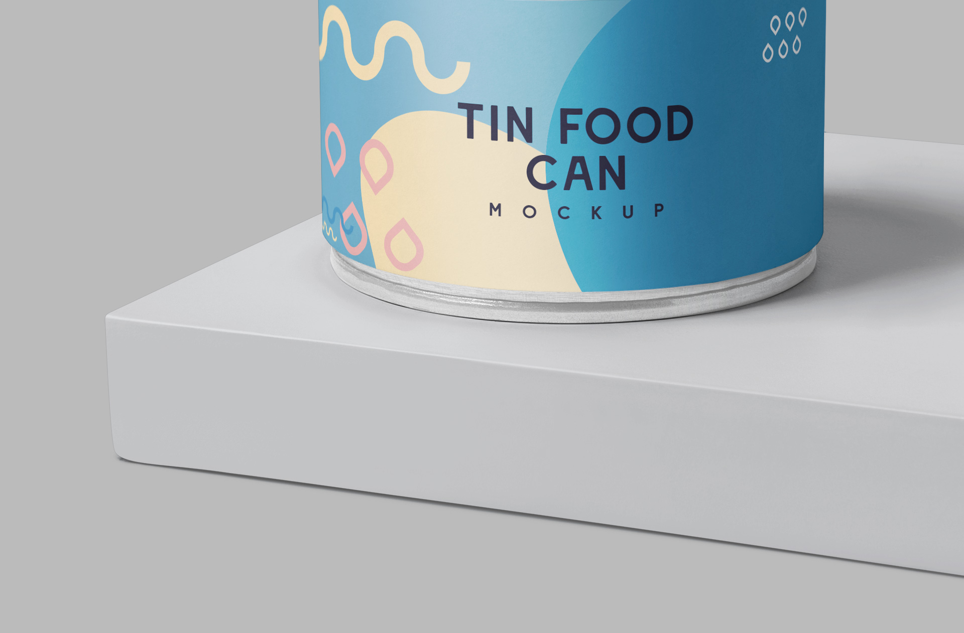 aluminum can mockup