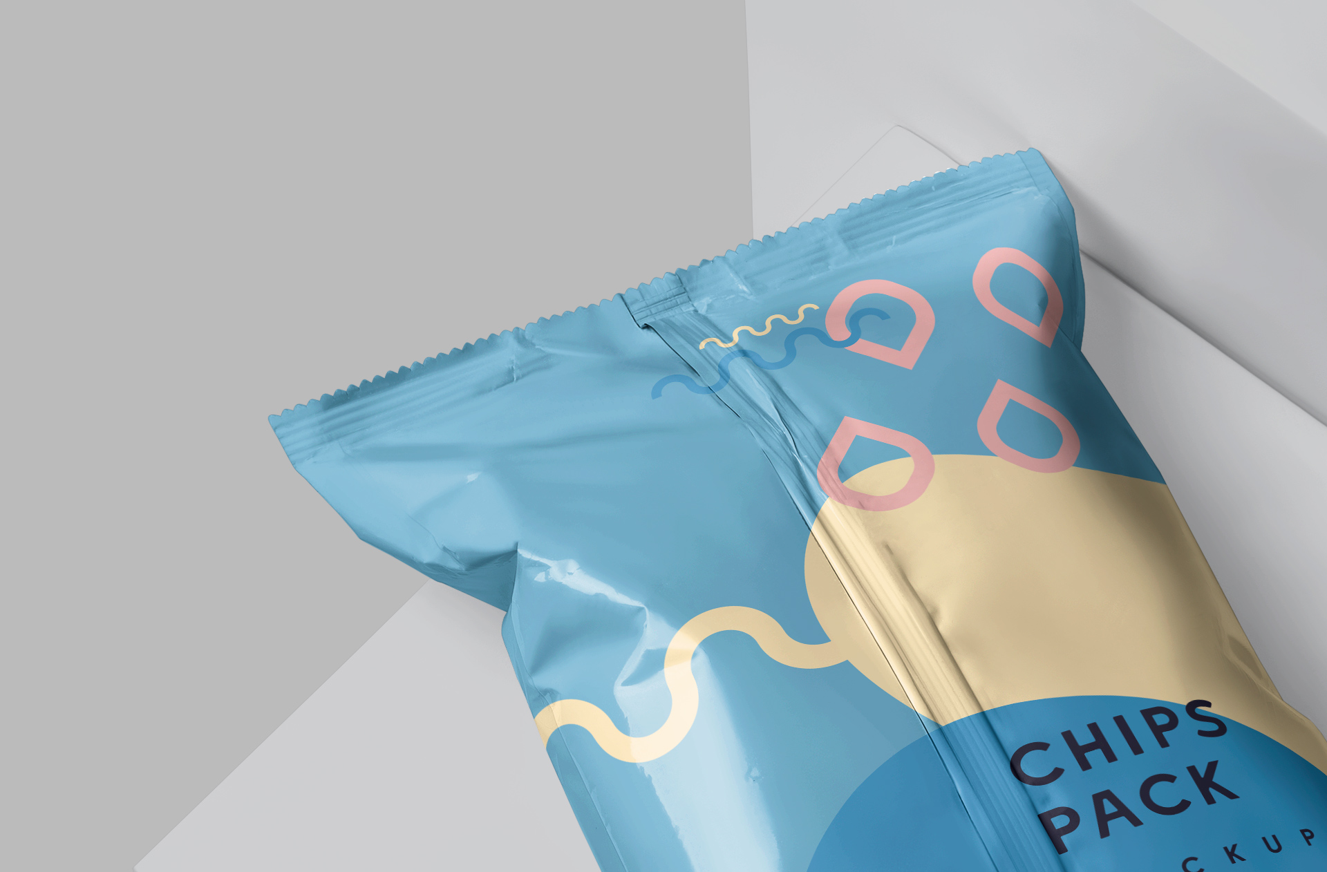 chips bag mockup