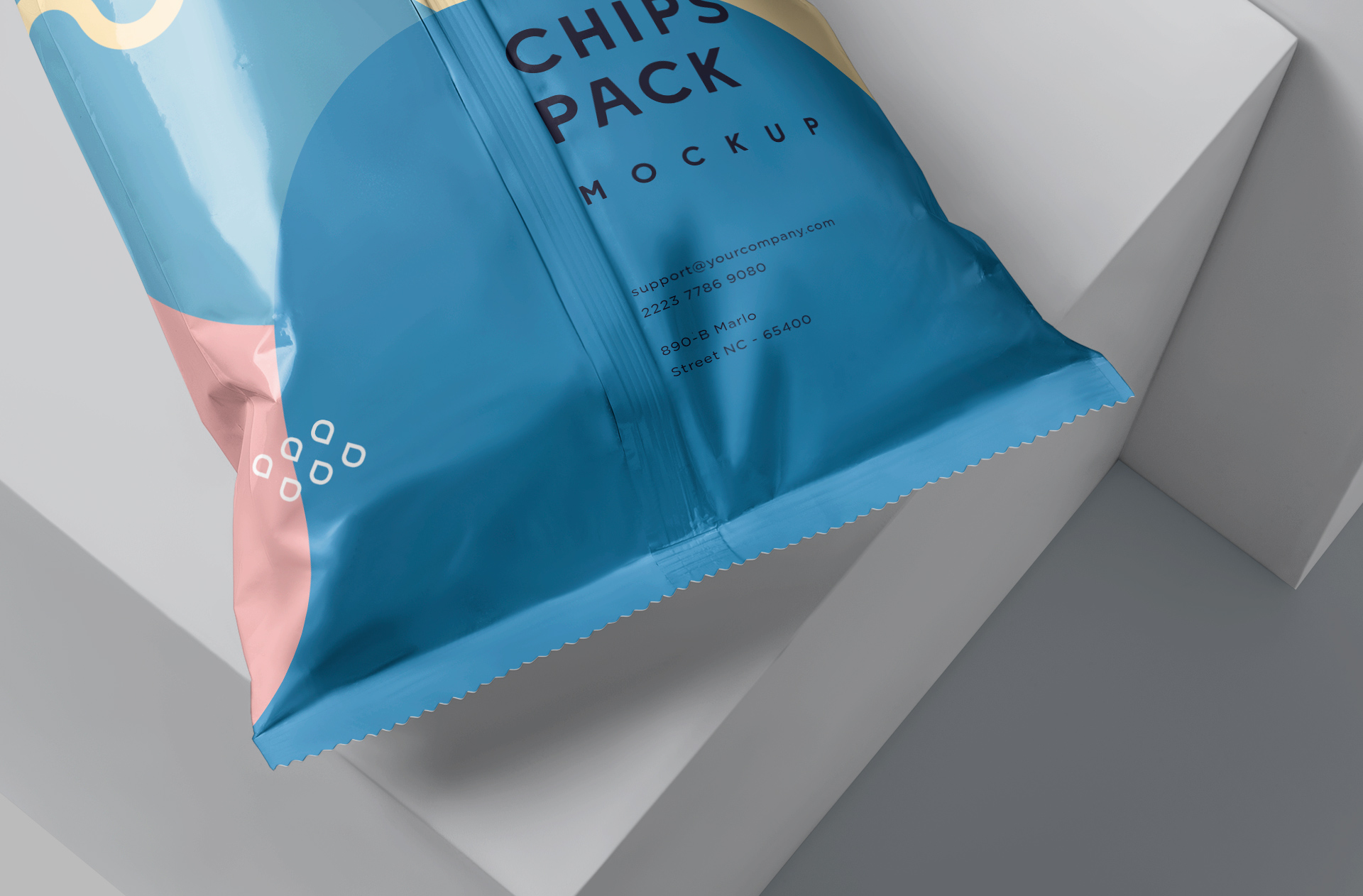 chips bag mockup