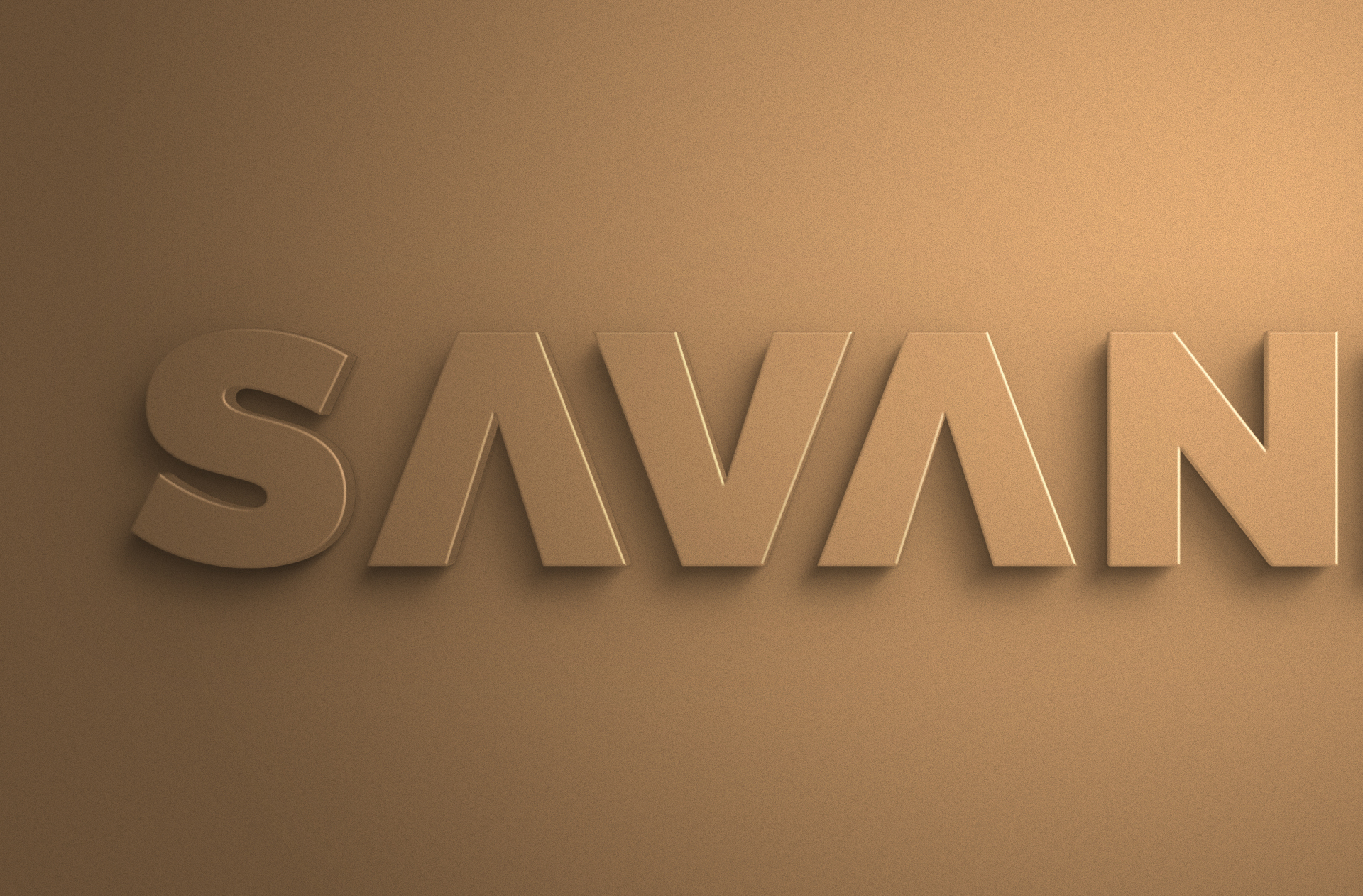 3D text logo mock-up