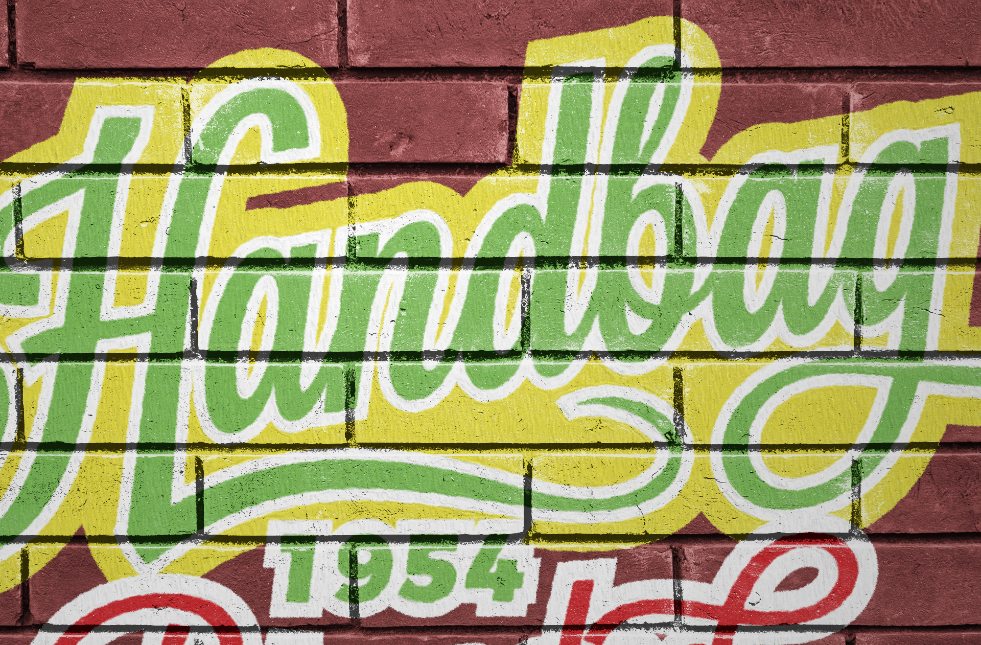 artistic street sign mockup