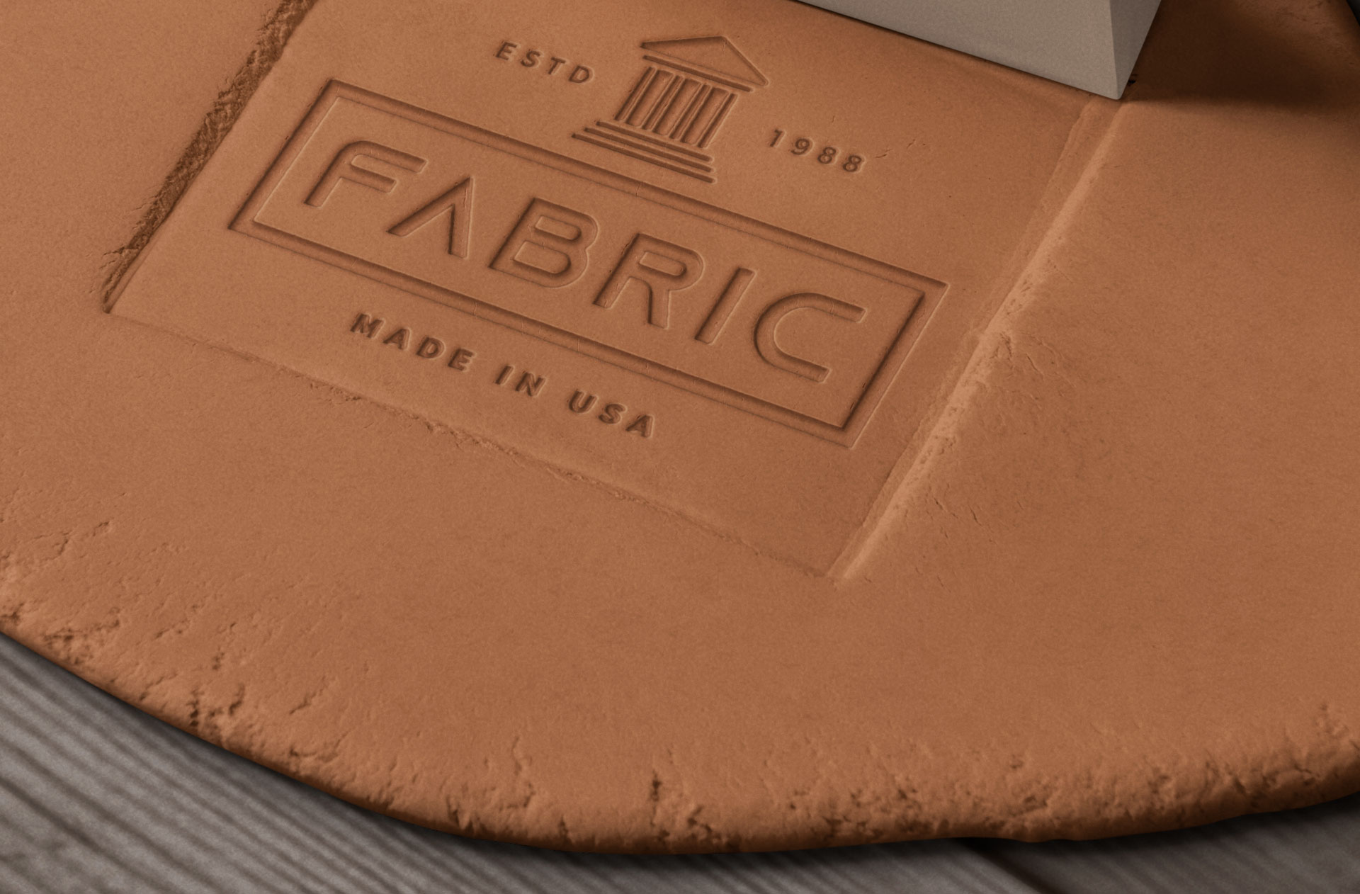 3D logo mockup