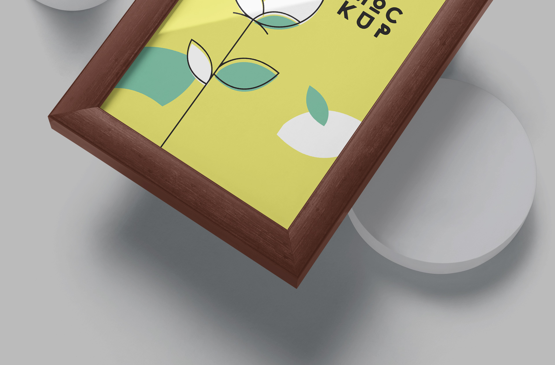 art gallery frame PSD