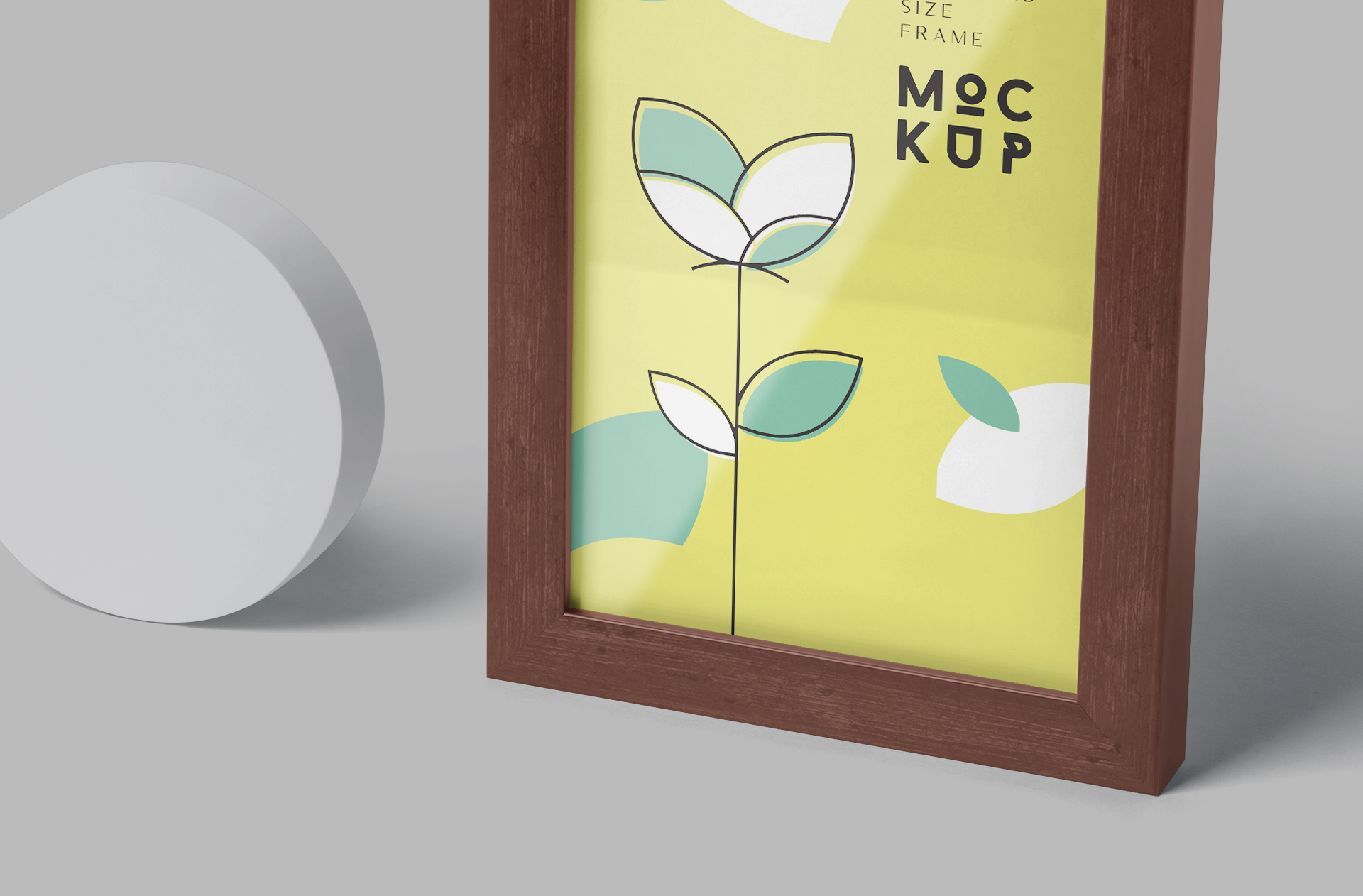 art gallery frame PSD