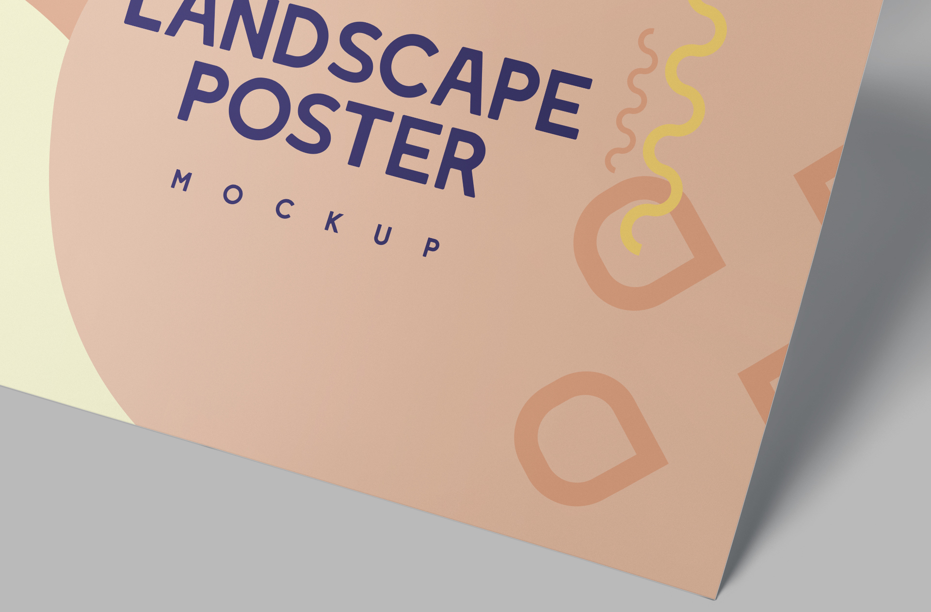 advertising flyer mockup