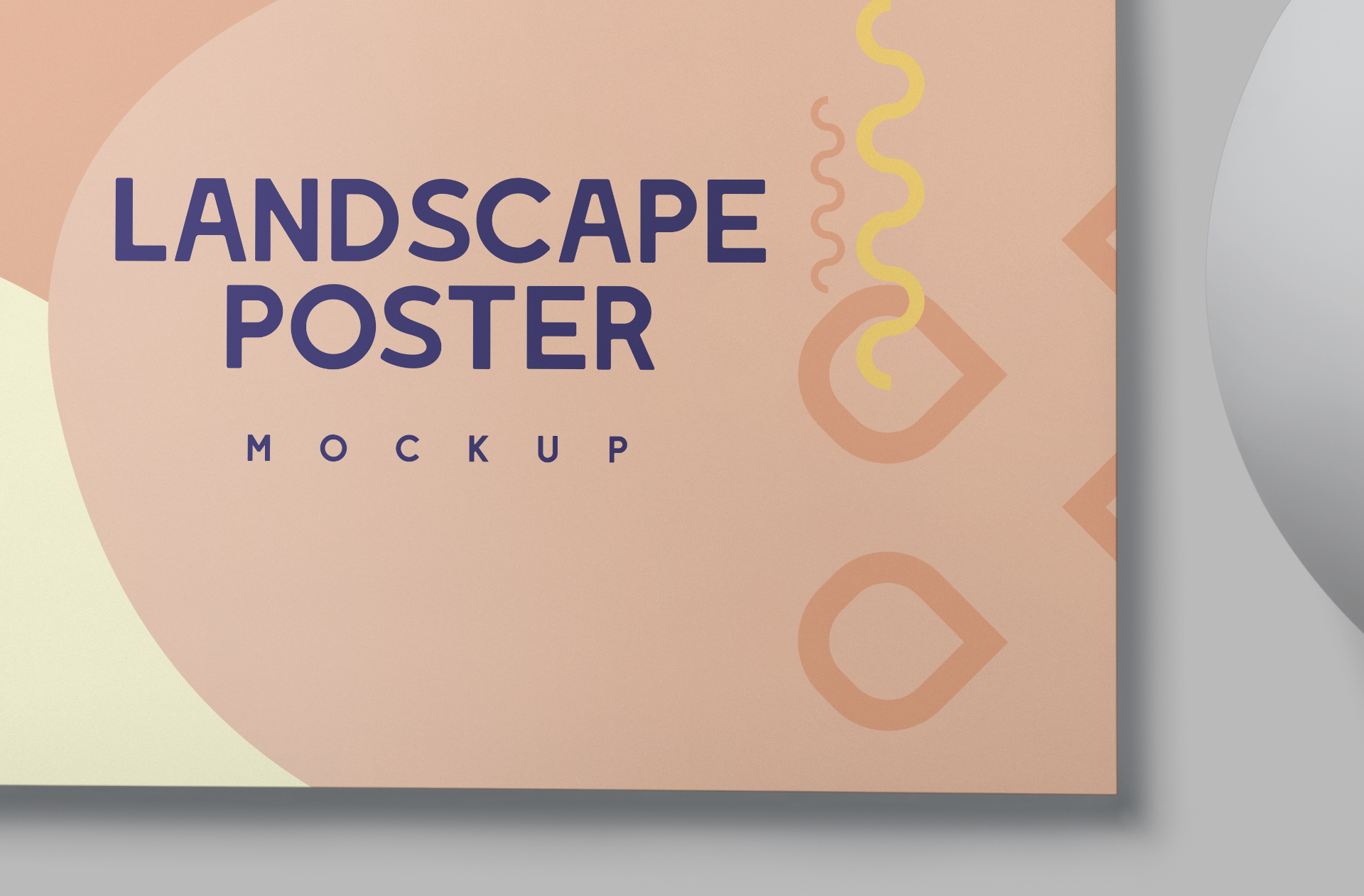 advertising flyer mockup