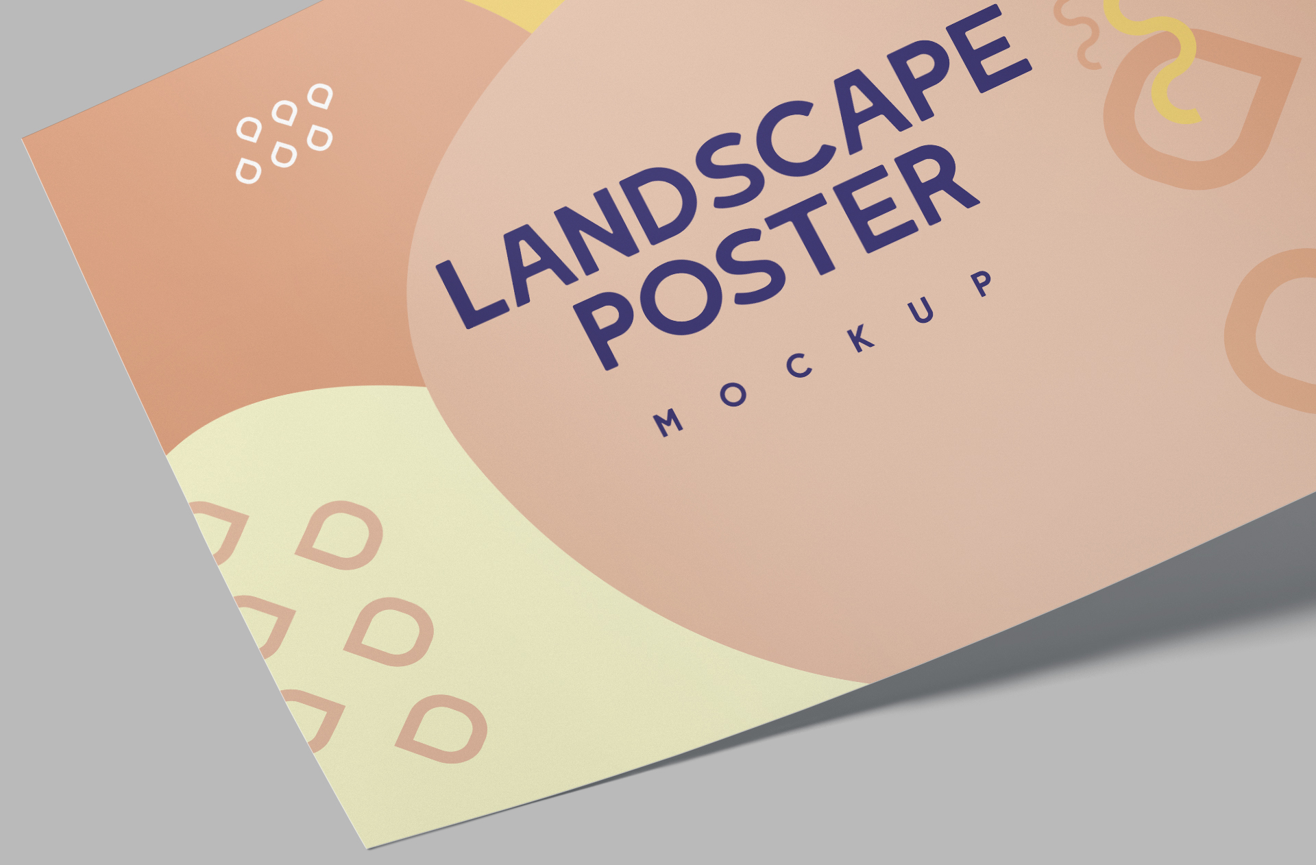advertising flyer mockup