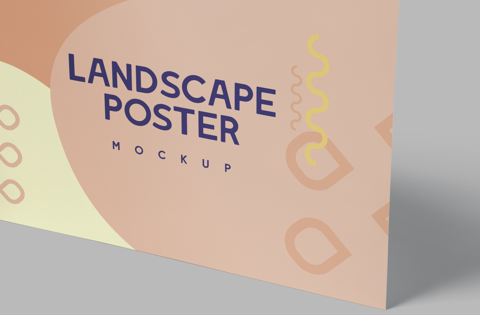 advertising flyer mockup