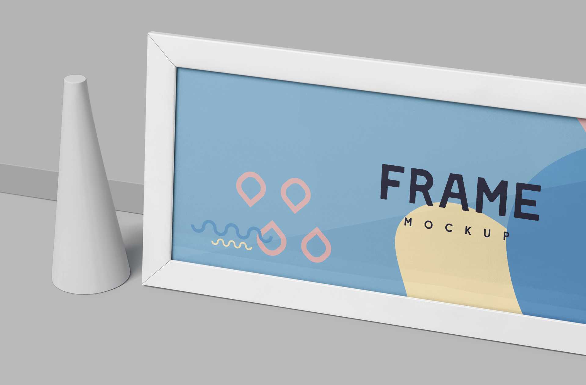 advertising frame mockup