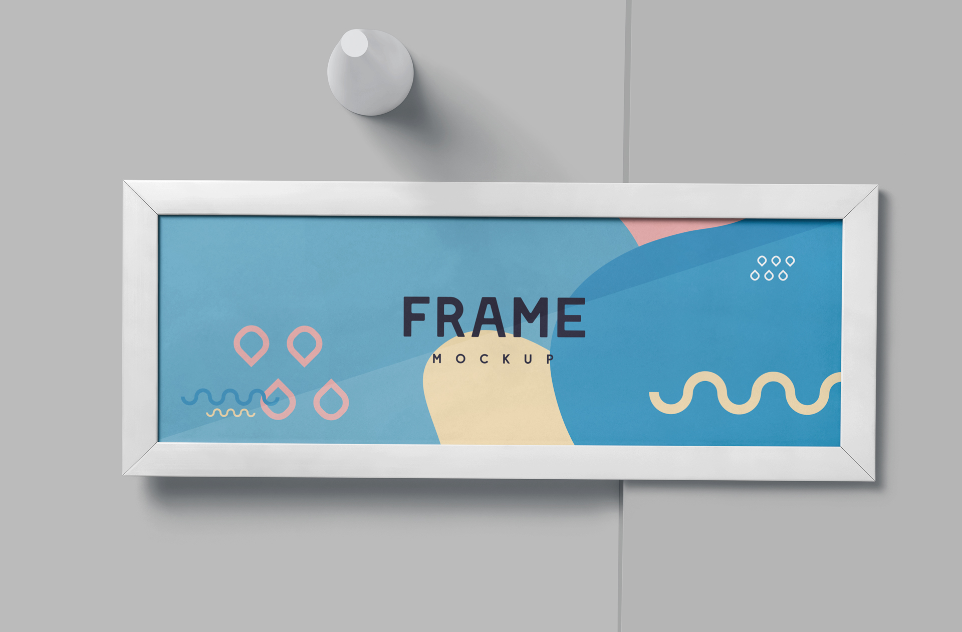 Landscape Frame Mockup – Modern Artwork Presentation