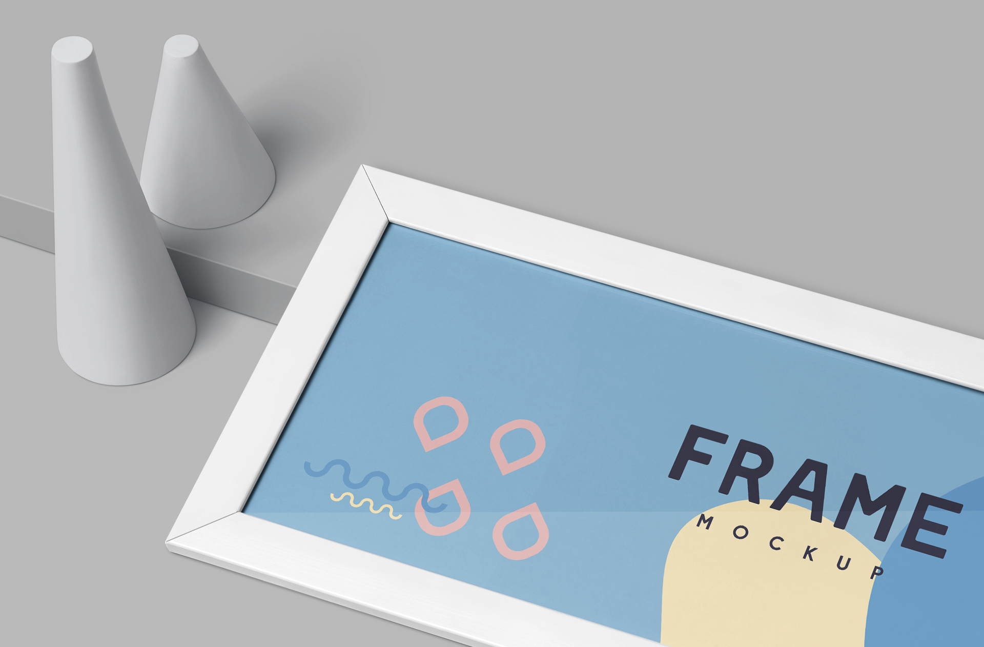 branding frame mock-up