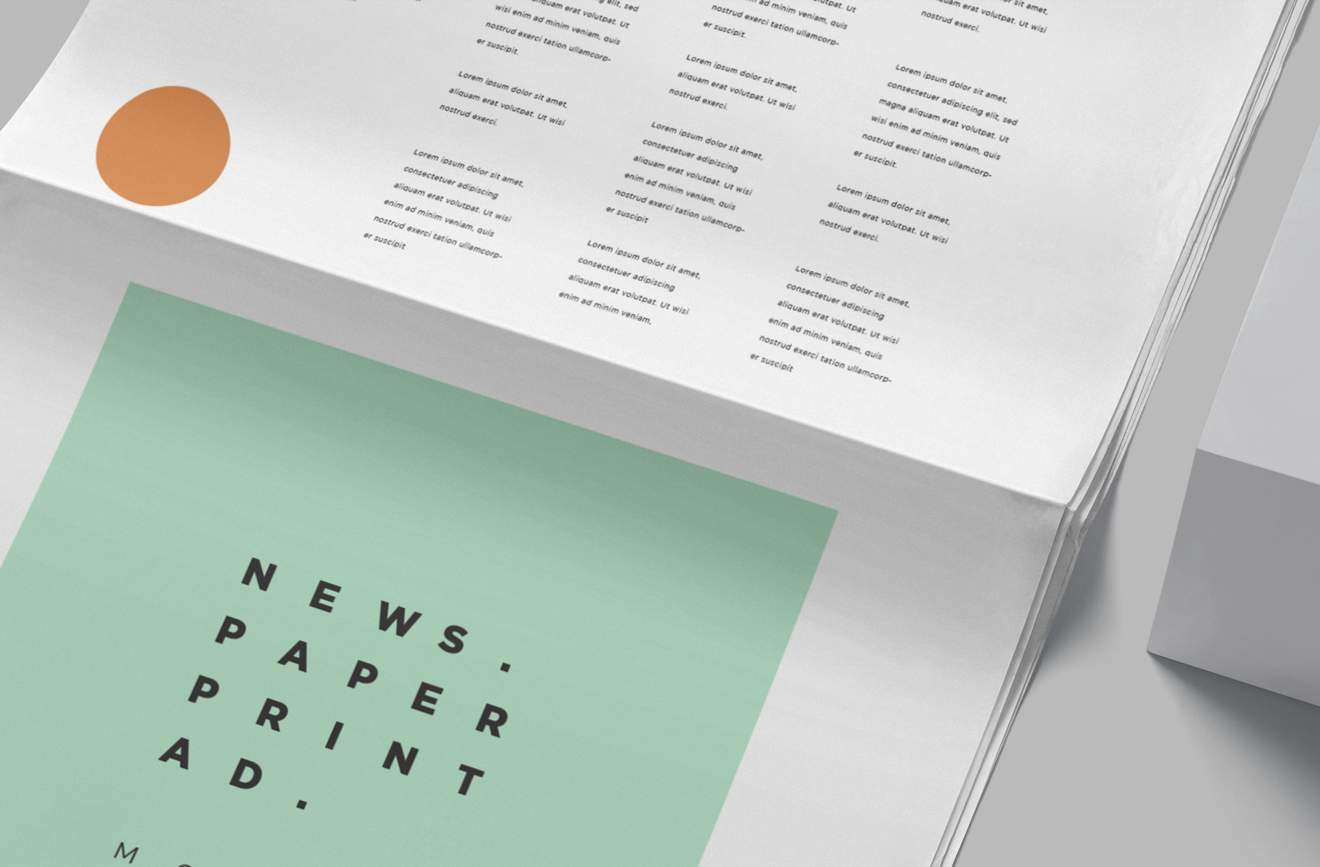 advertising mockup
