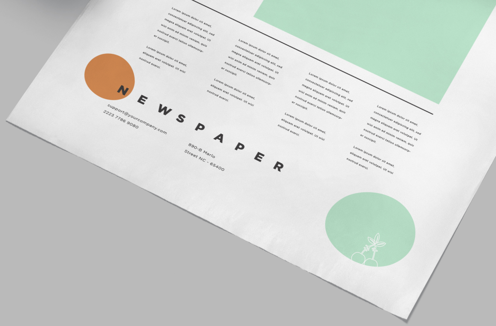advertising mockup