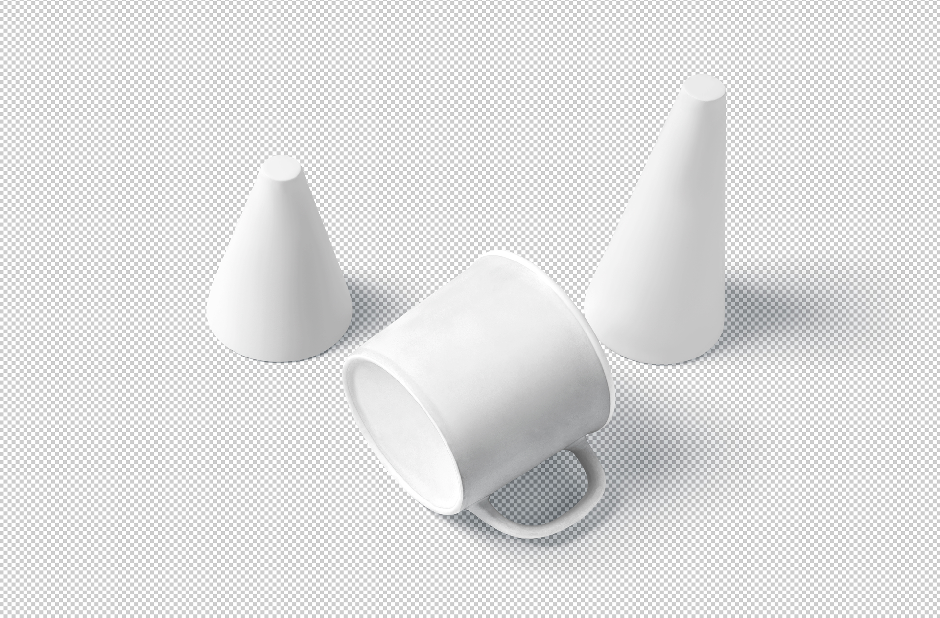 artistic mug presentation