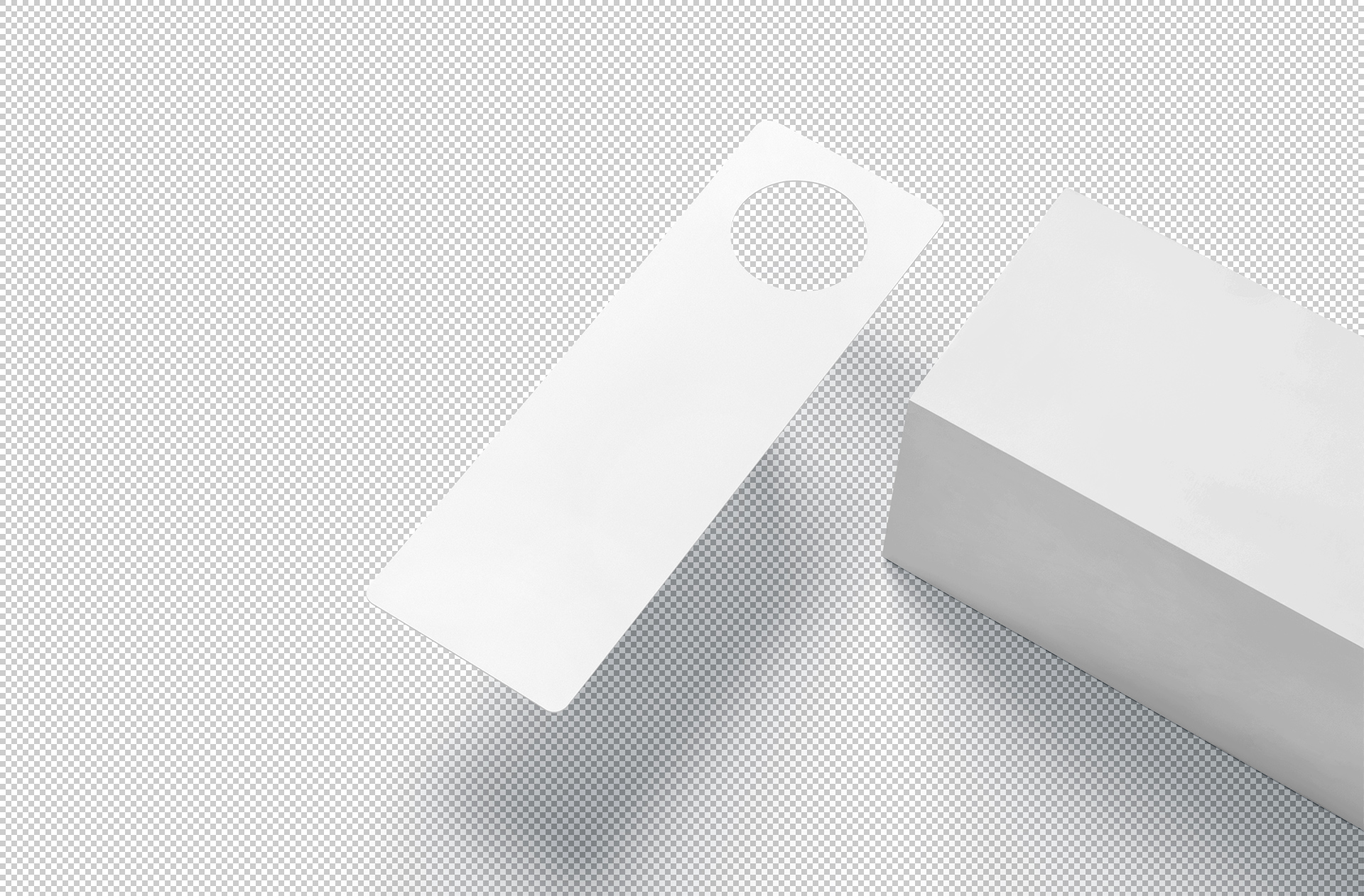 branding door hanger mockup