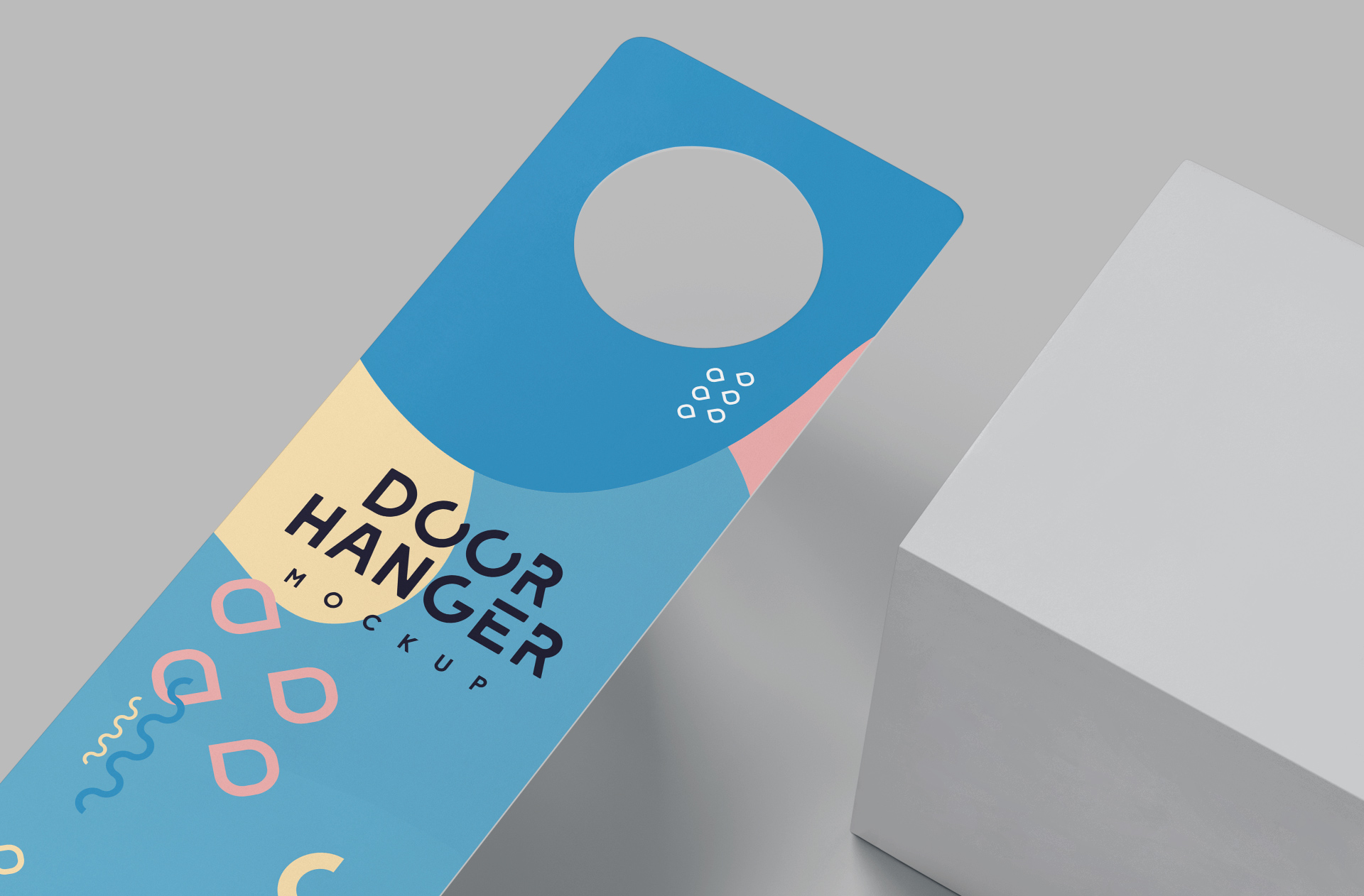 branding door hanger mockup
