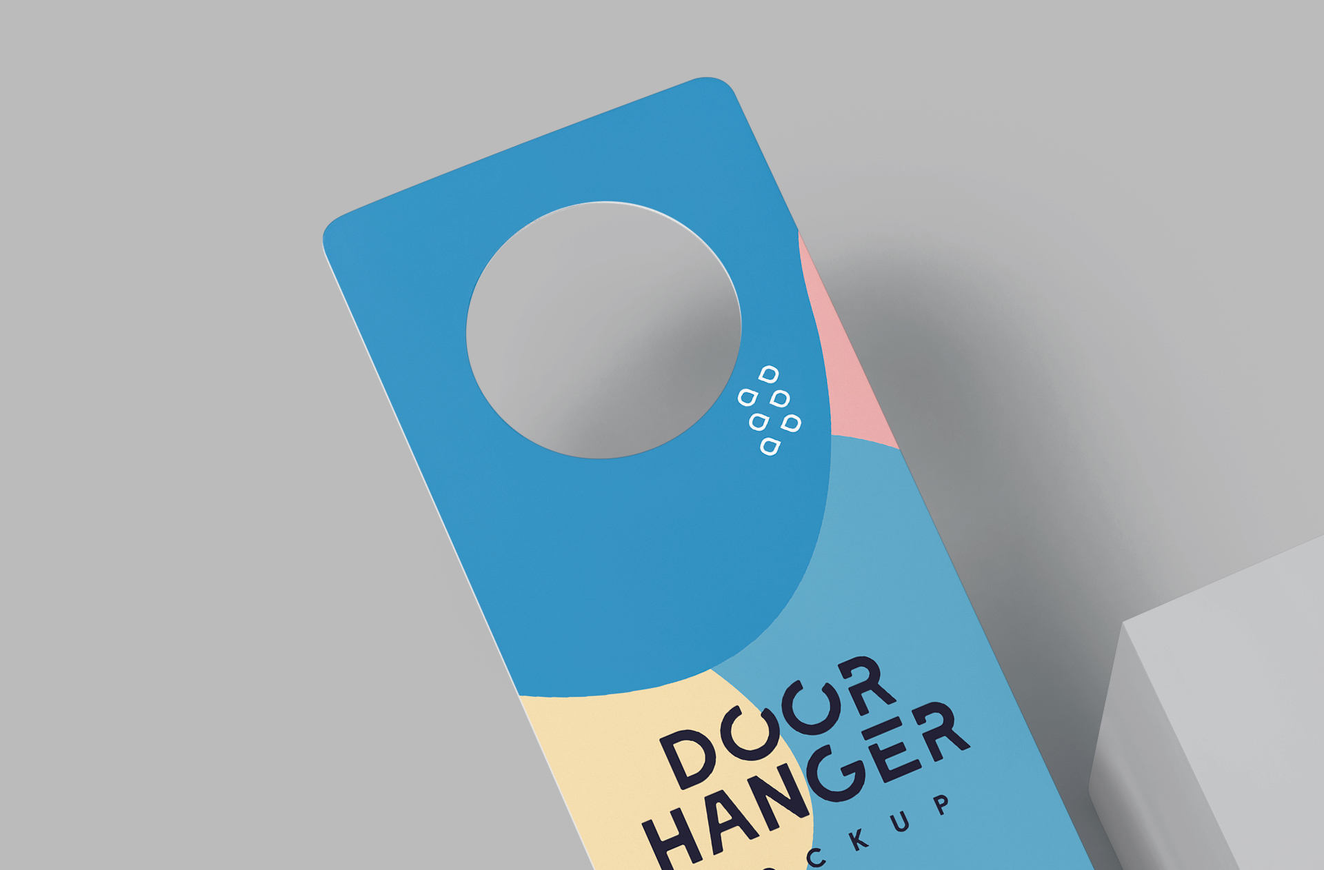 advertising door hanger PSD