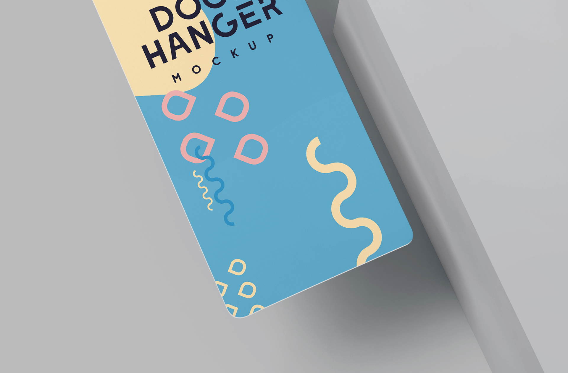 advertising door hanger PSD