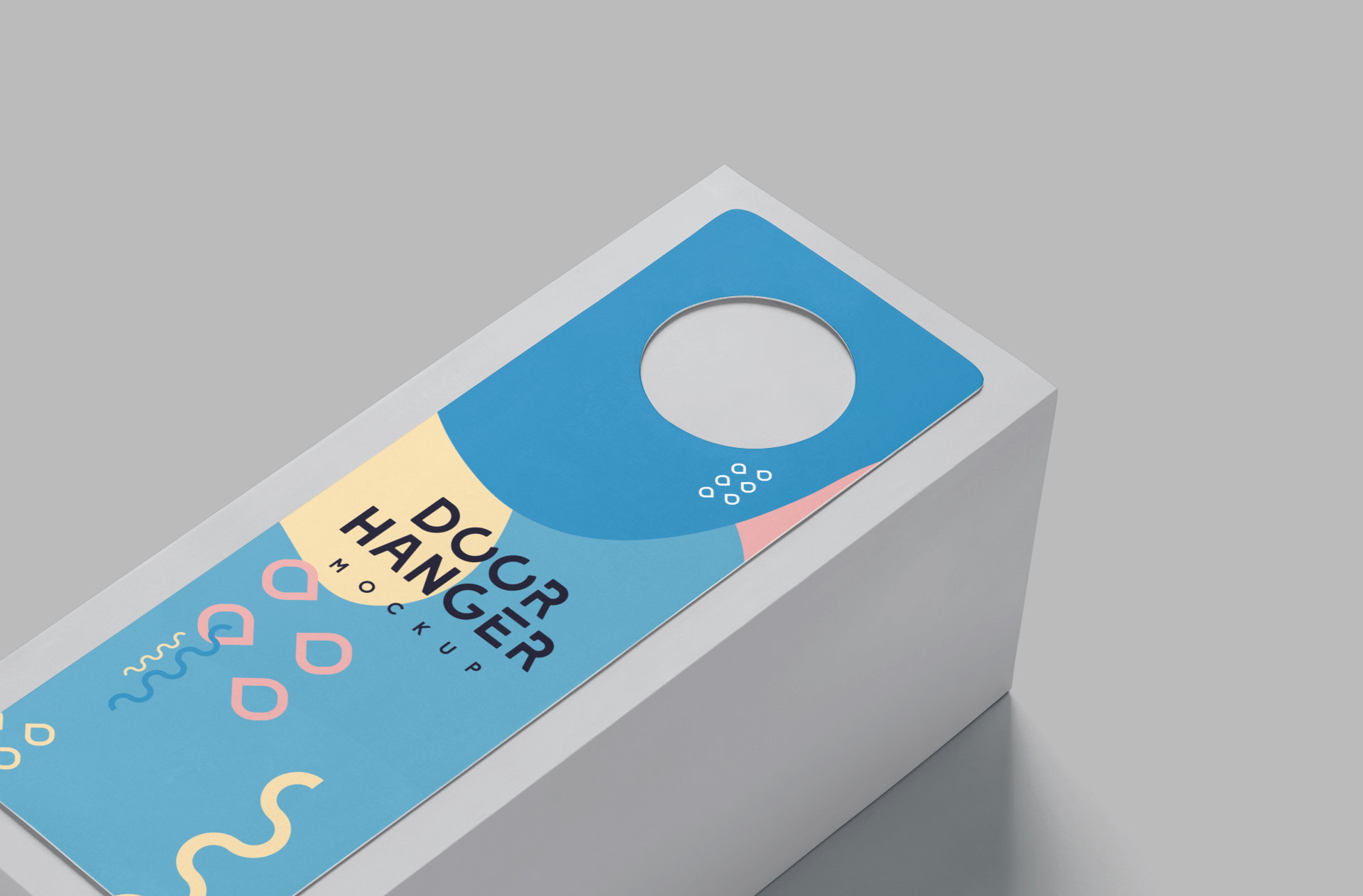 advertising door hanger PSD