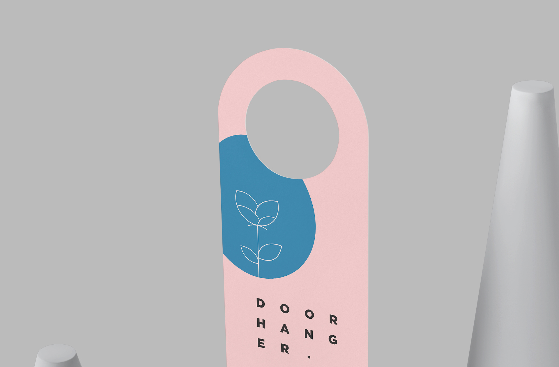 advertising door hanger PSD