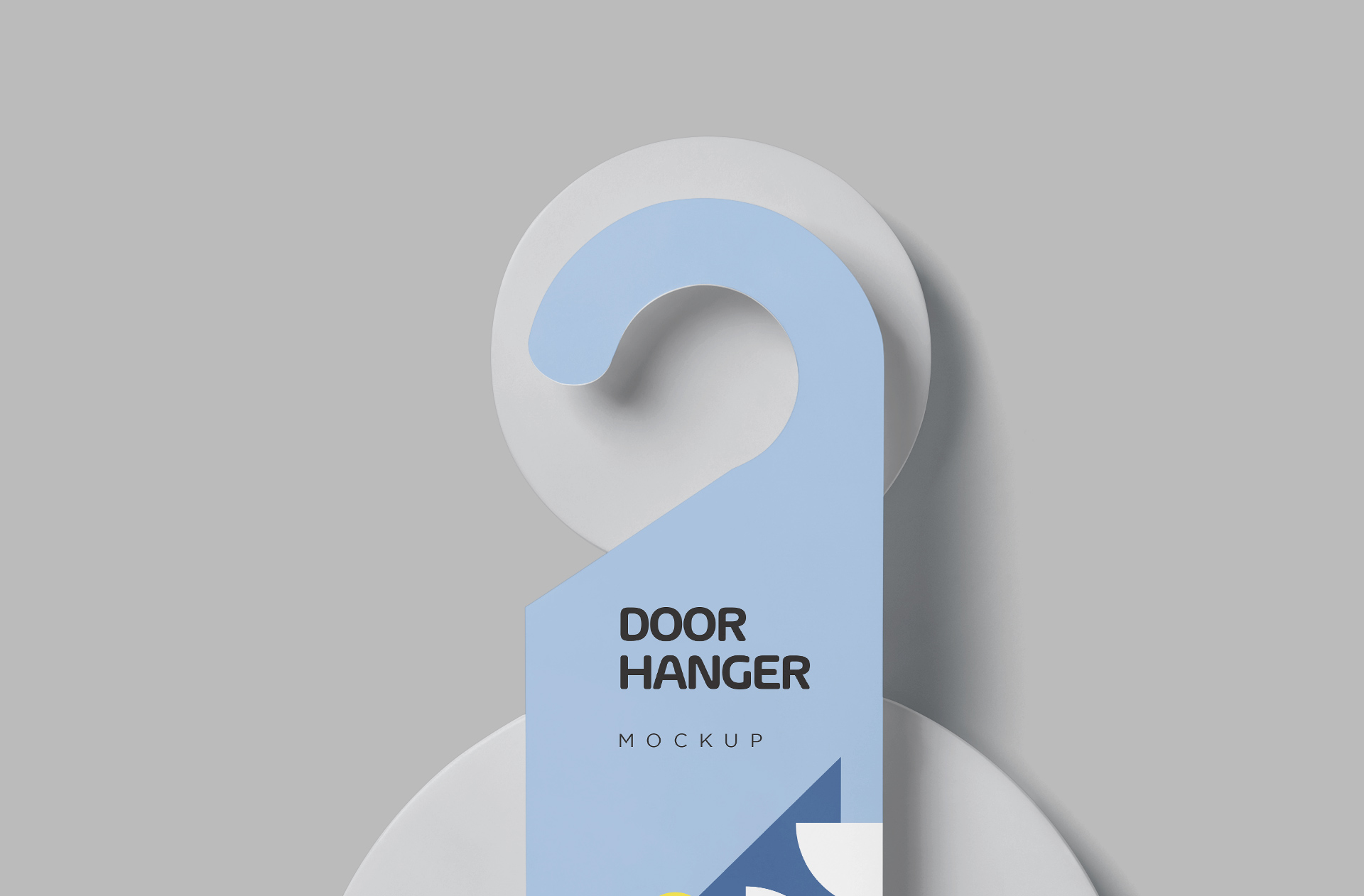 advertising door hanger PSD