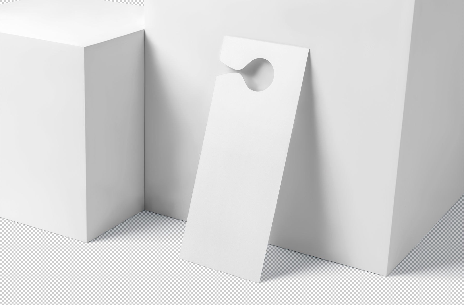 advertising door hanger PSD