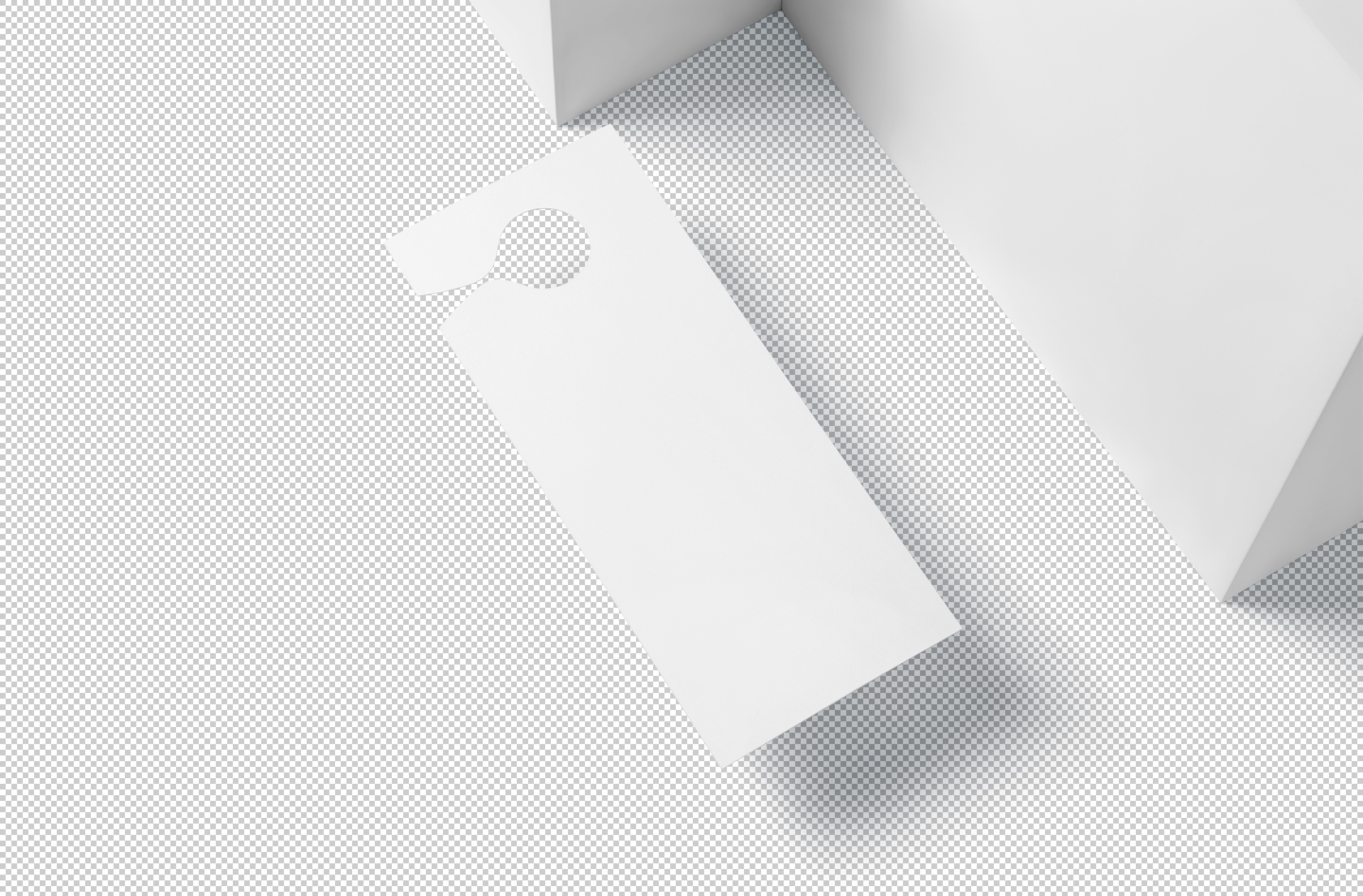advertising door hanger PSD
