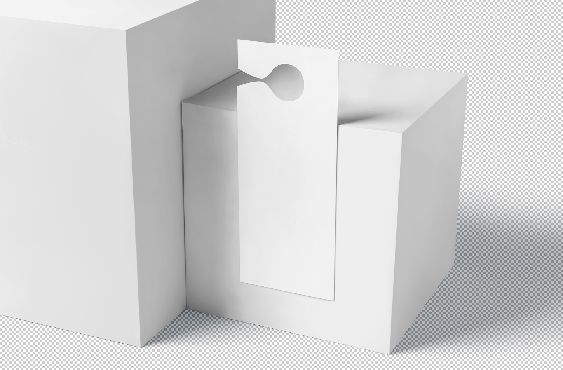 advertising door hanger PSD