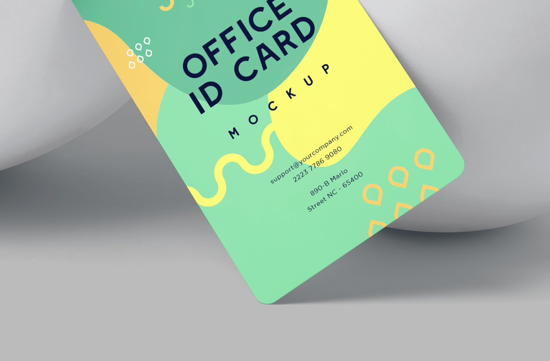 business ID card mockup
