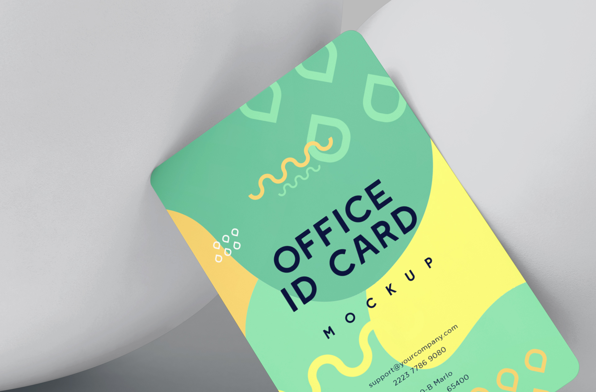 business ID card mockup