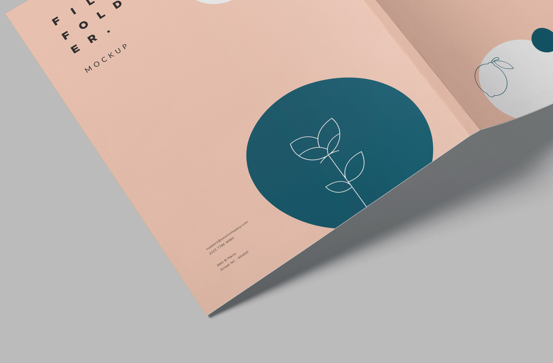 business branding folder template