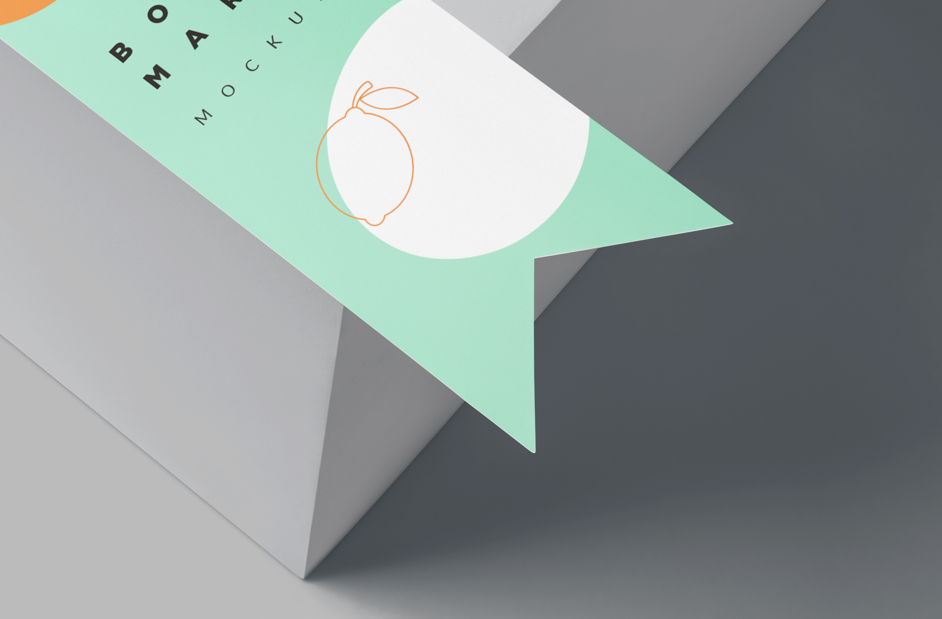 branding bookmark mock-up