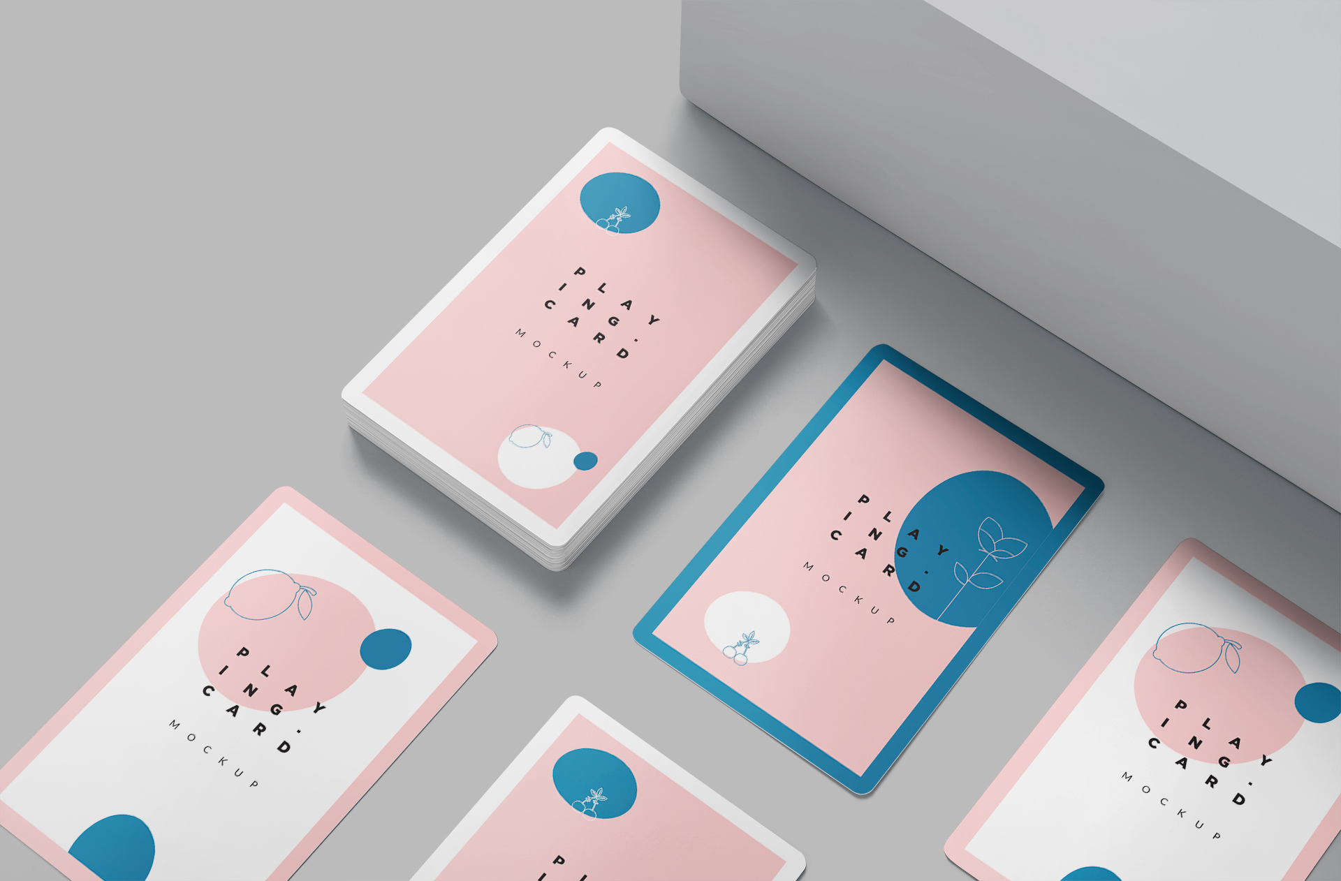Modern Playing Card Mockup for Creative Designs