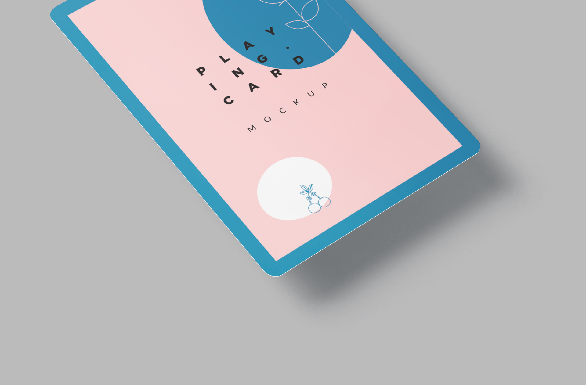 premium playing card design PSD