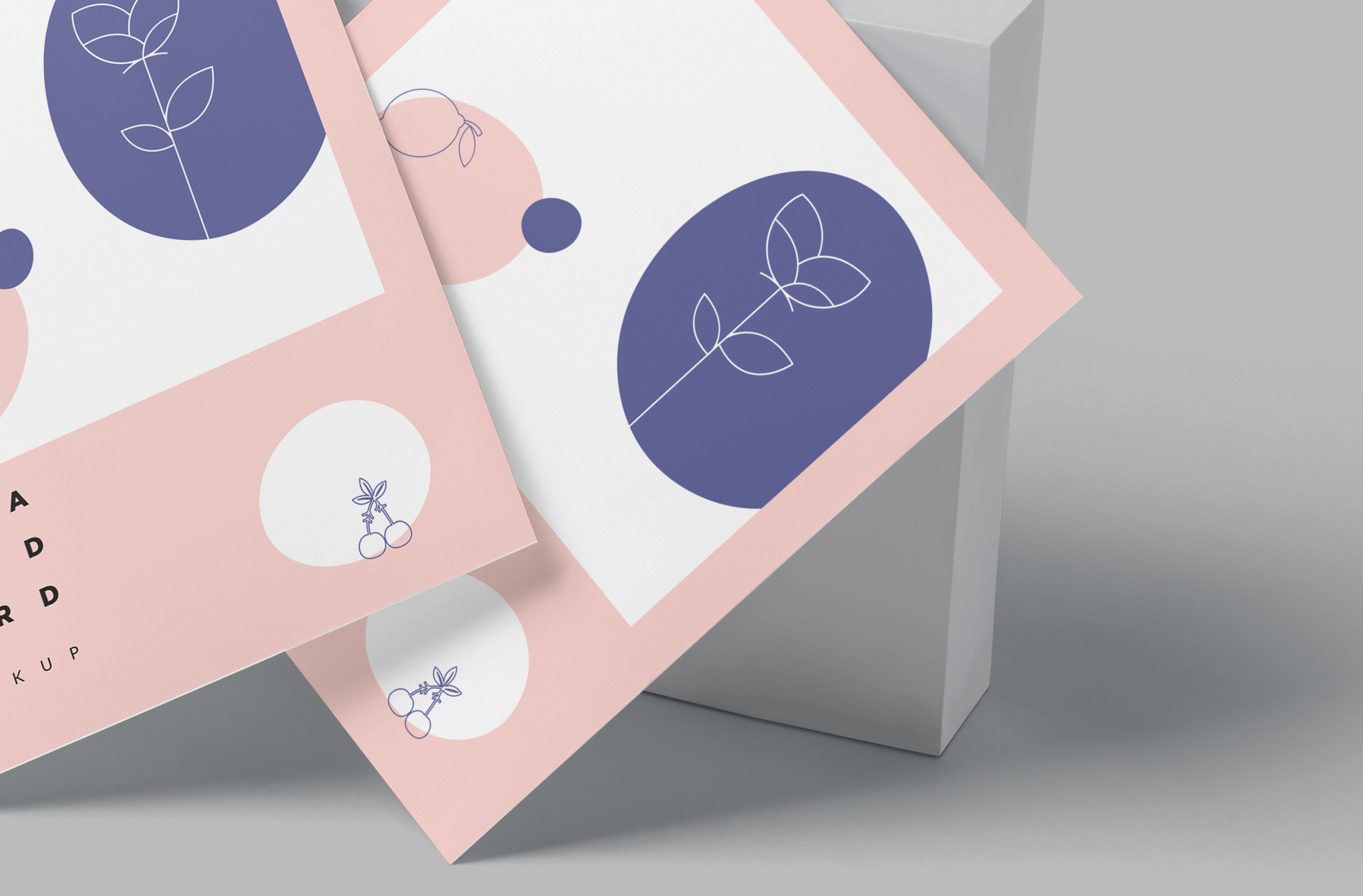 A5 card mockup