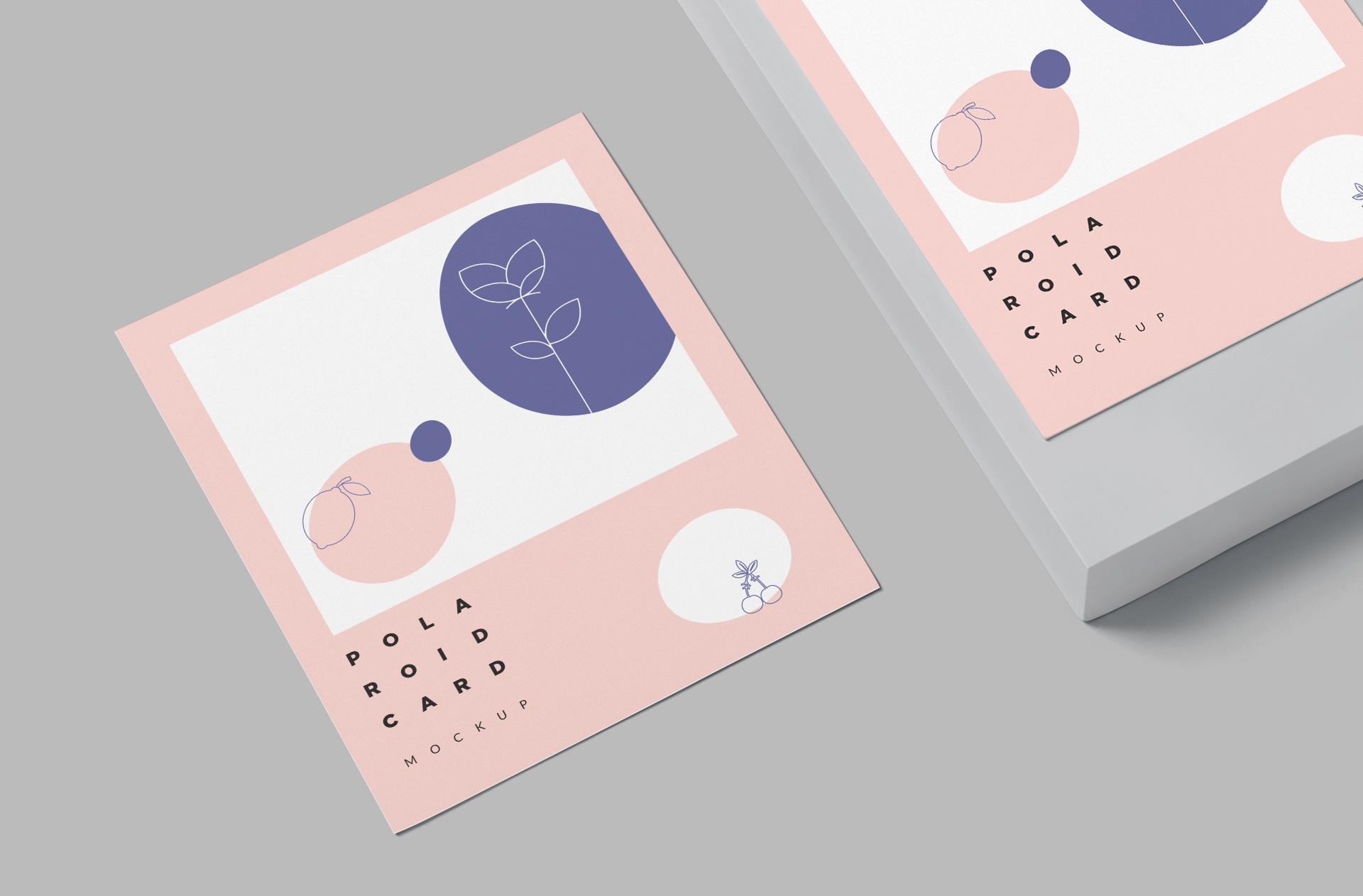 creative polaroid mockup