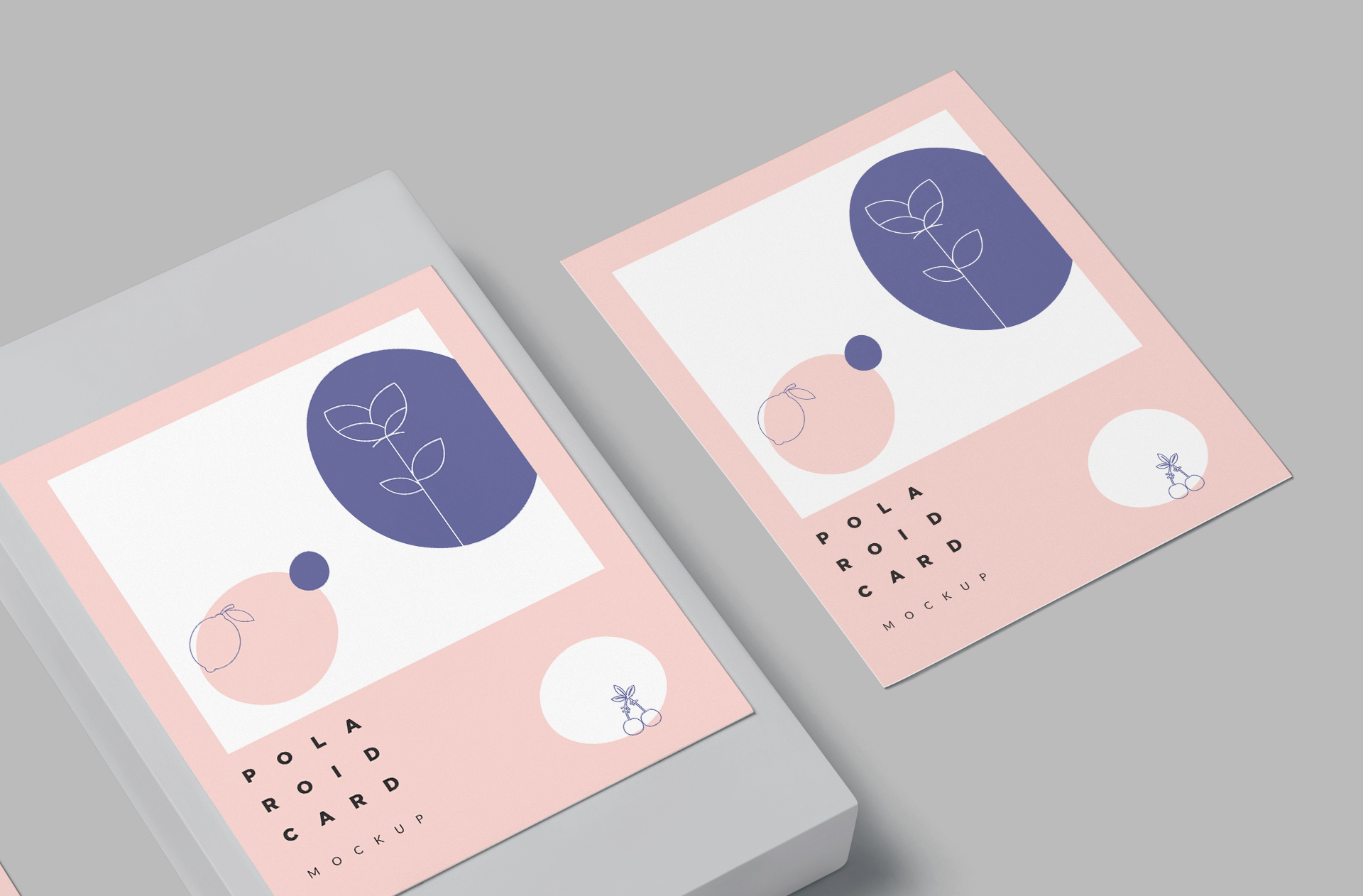 creative polaroid mockup
