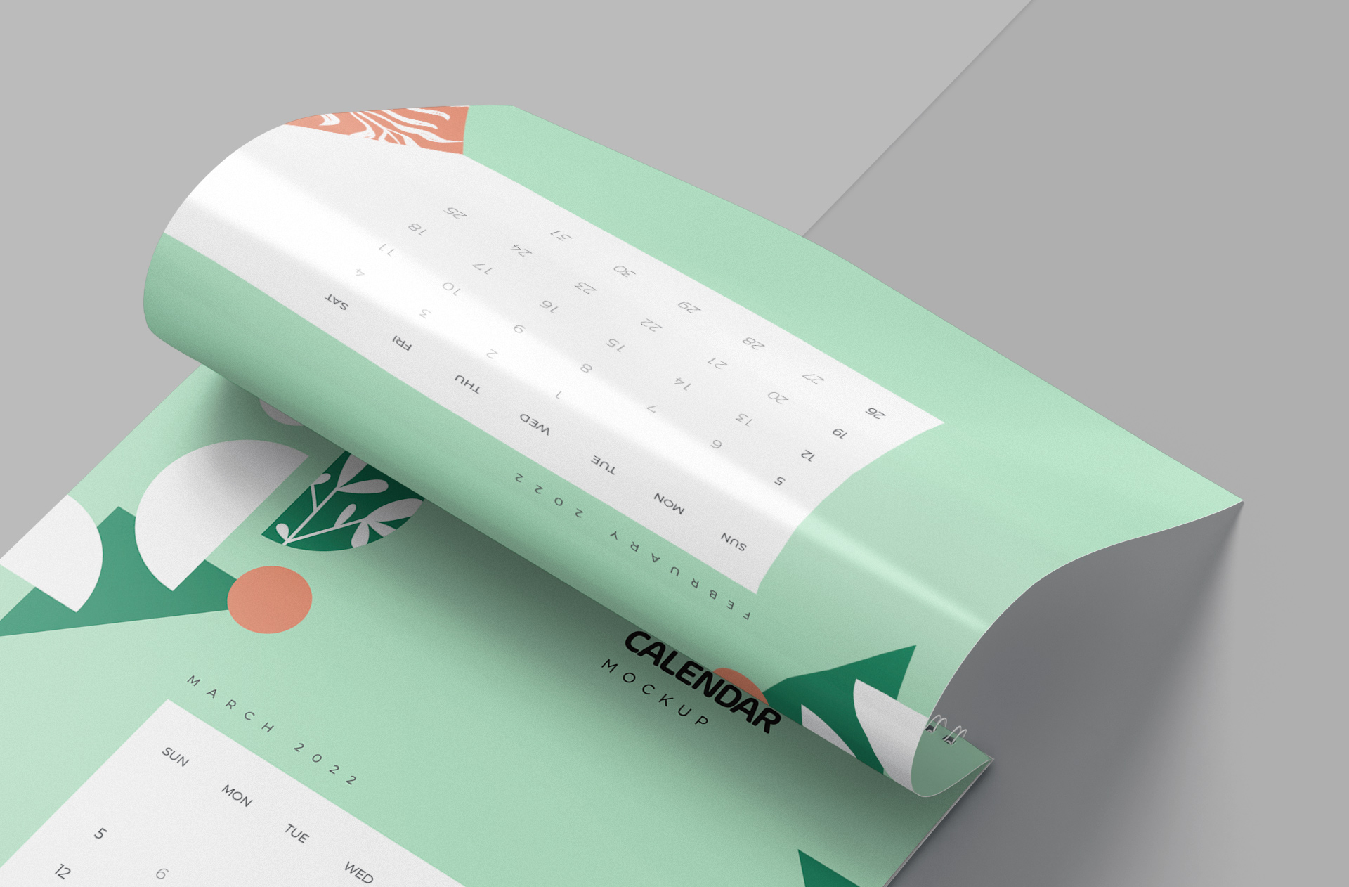 2022 calendar PSD