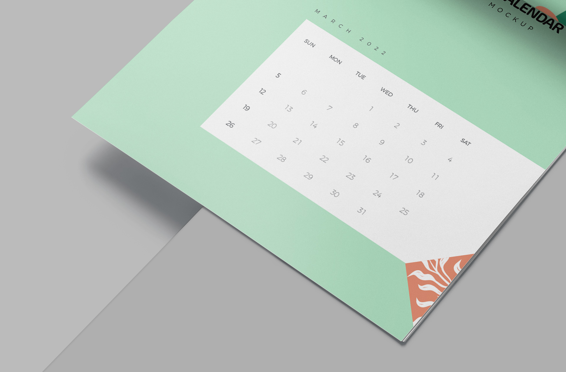 2022 calendar PSD