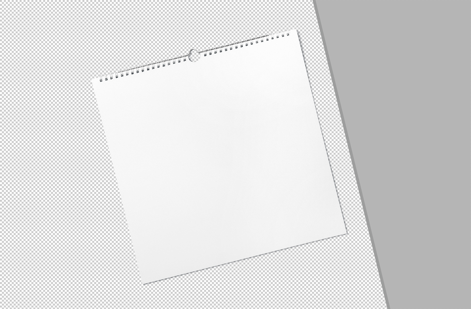 a4 calendar mock-up
