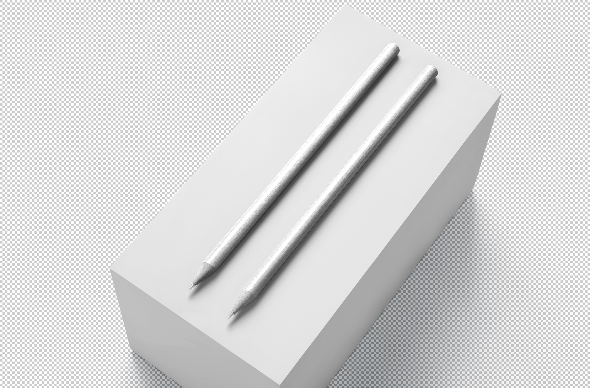 artistic pencil mockup
